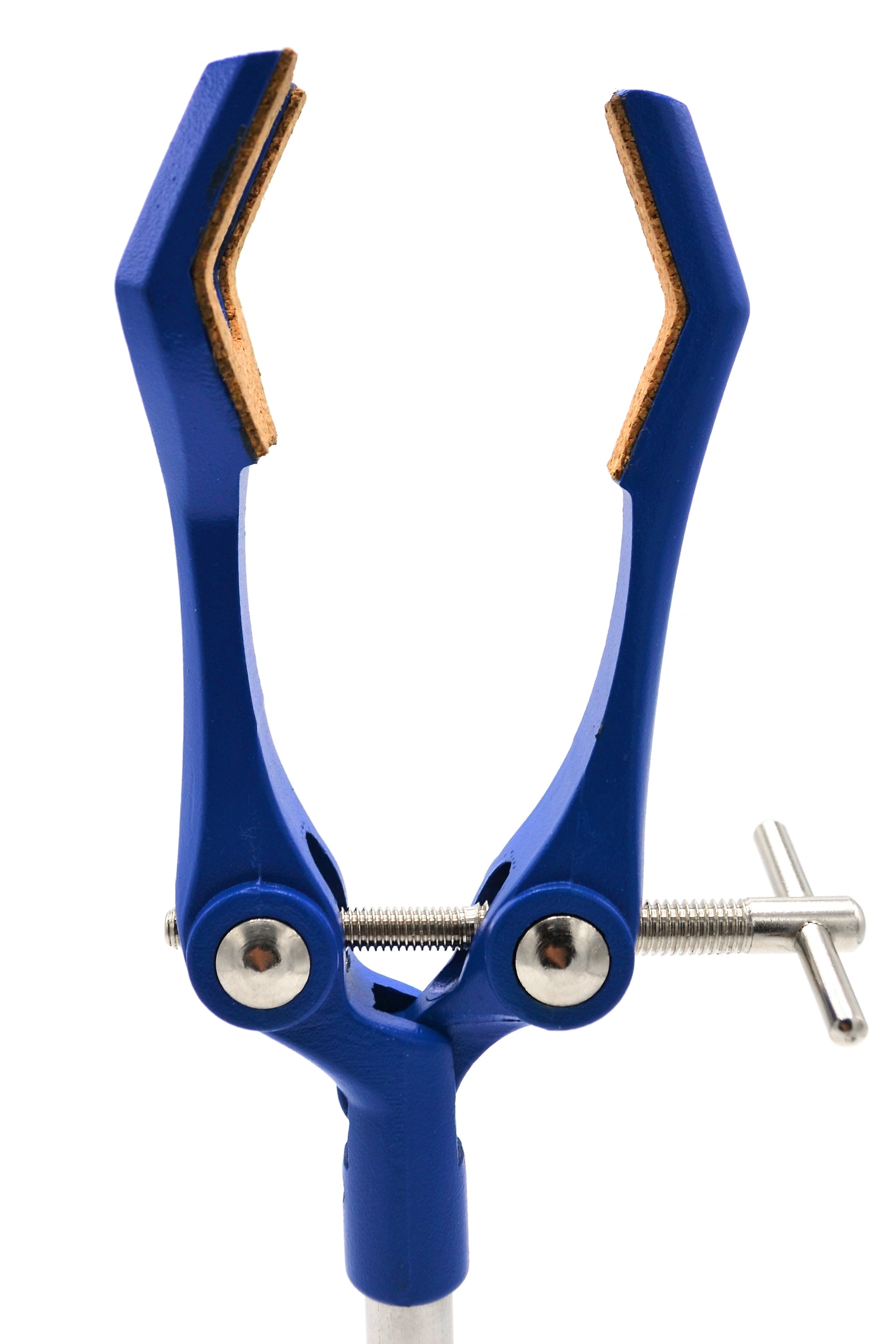 3 Finger, Cork Lined, Lab Clamp with Boss Head,  3.5" (8.9 cm) Maximum Clamp Opening