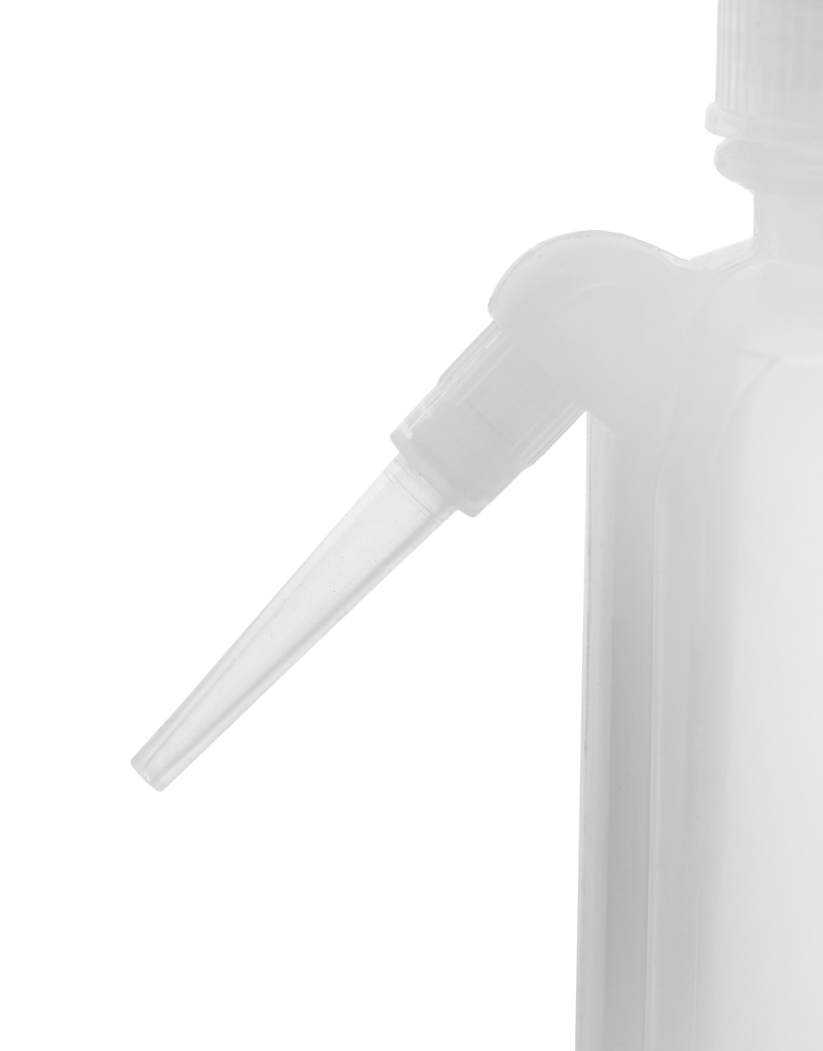 Low Density Polyethylene (LDPE) Wash Bottle, 250 ml, Non Flexible Integrated Delivery Tube