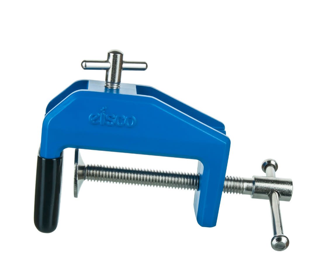 Multipurpose Table Clamp, for surfaces up to 2.5" (65 mm) thick, and rods up to 5/8" (16 mm)