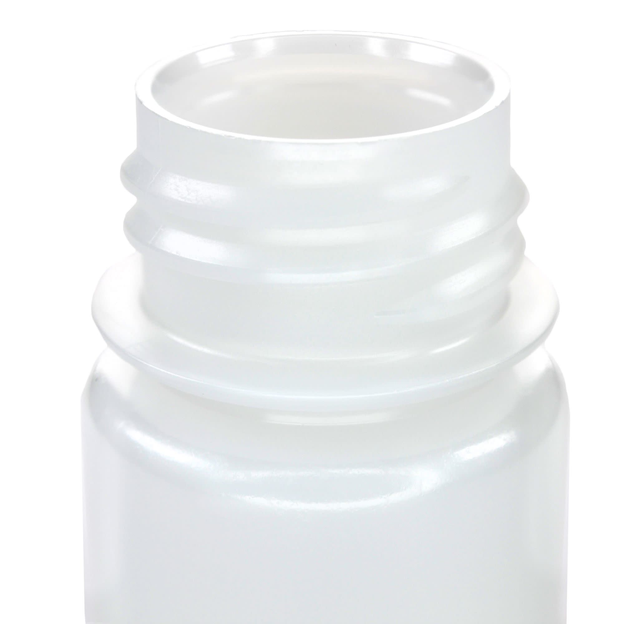30mL Wide Mouth HDPE Reagent Bottles with Polypropylene Caps, Non-Sterile, Pack of 12