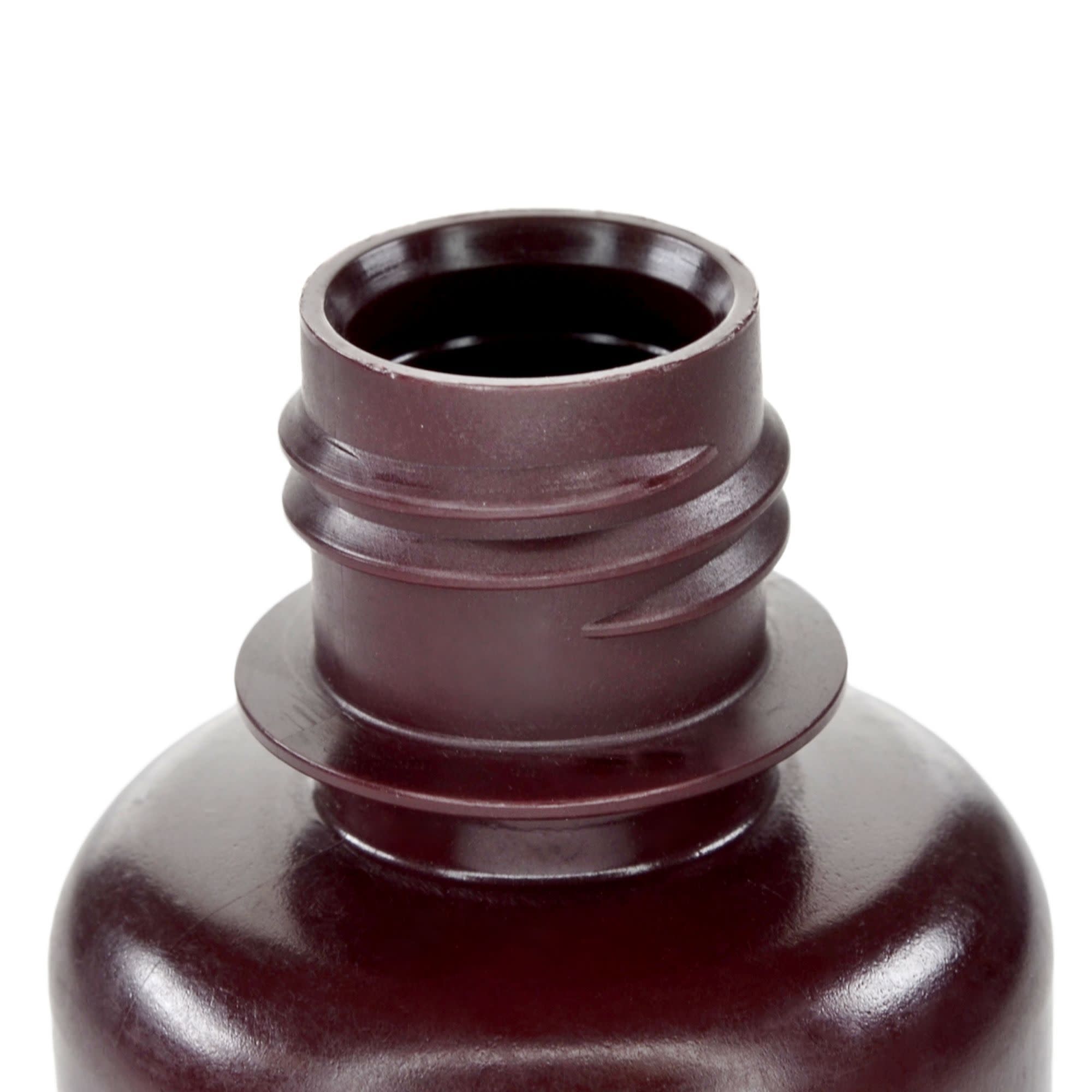 Bulk Pack of 1000 60mL Narrow Mouth HDPE Amber Reagent Bottles with Polypropylene Caps, Non-Sterile