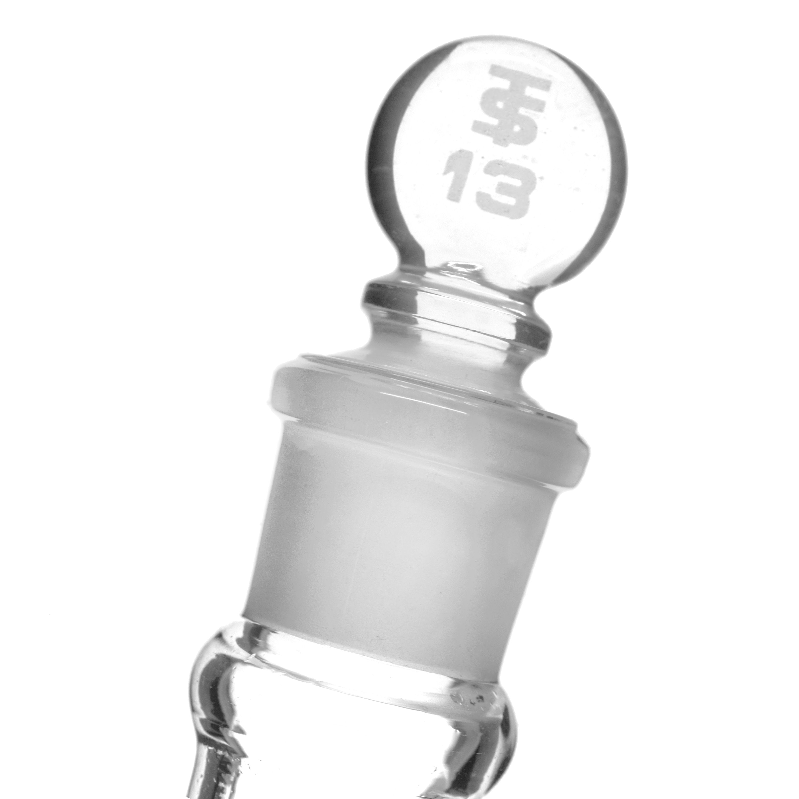 Borosilicate Glass Safety Pack Volumetric Flask Set with Glass Stoppers (50 ml, 100 ml, 250 ml), Class A, ASTM, Autoclavable