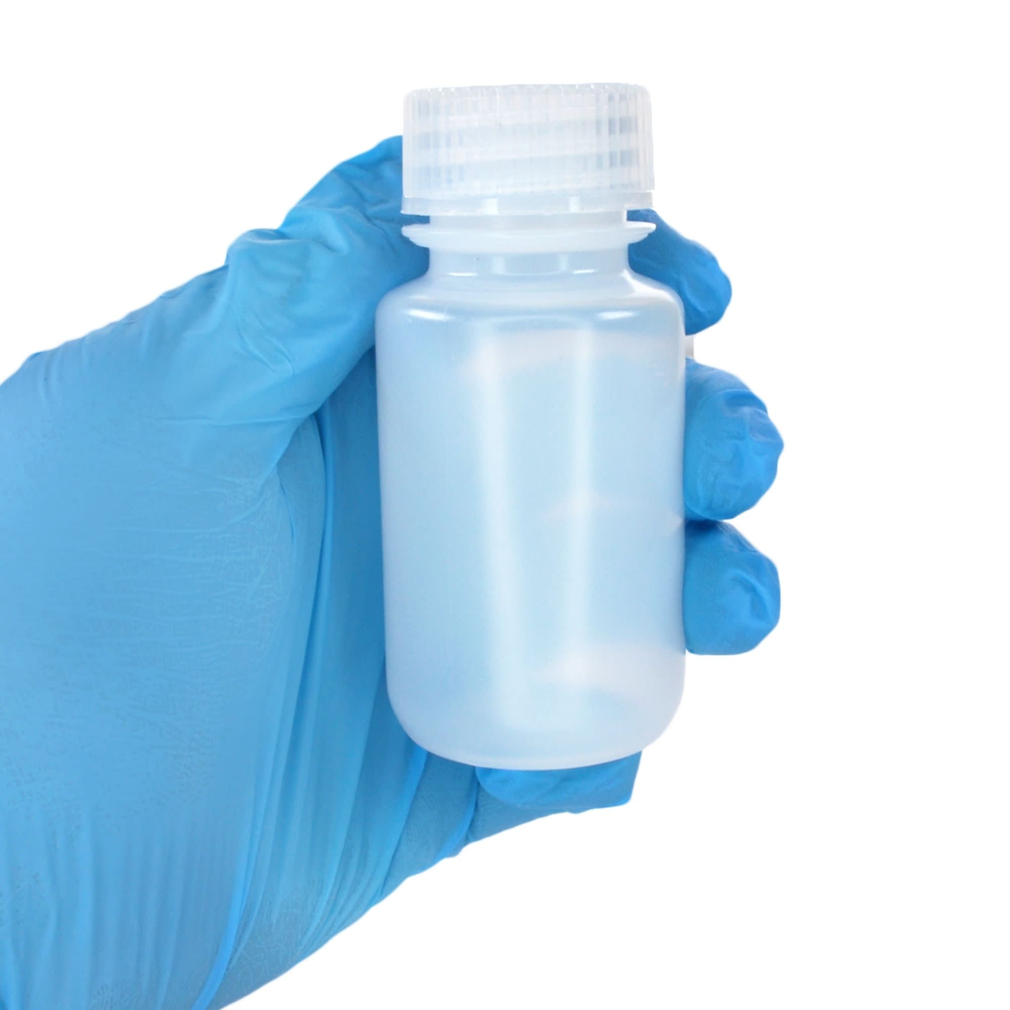60mL Wide Mouth LDPE Reagent Bottles with Polypropylene Caps, Pack of 12