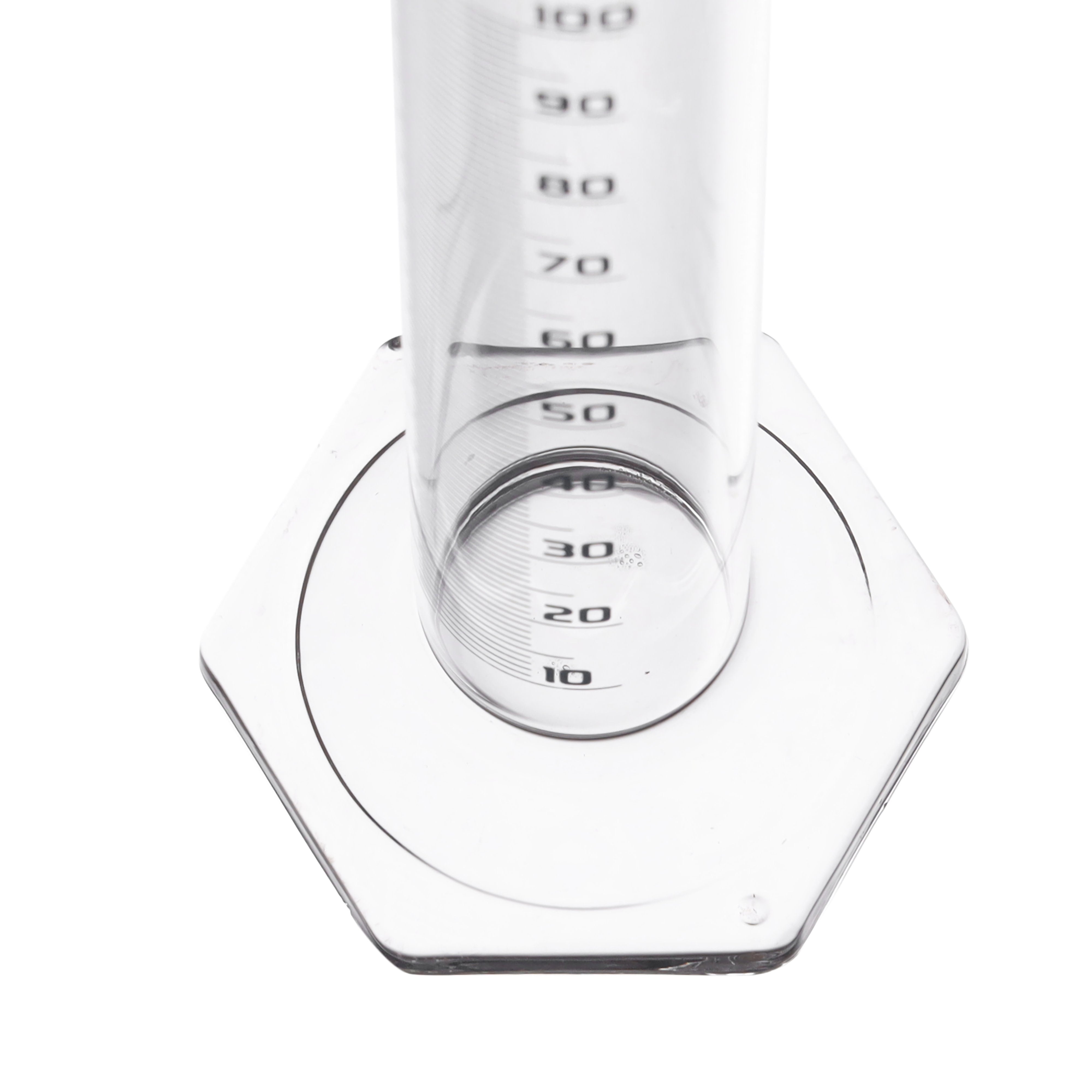 Borosilicate Glass Graduated Cylinder, 100 ml, 1.0 ml Graduation, Class B, Autoclavable