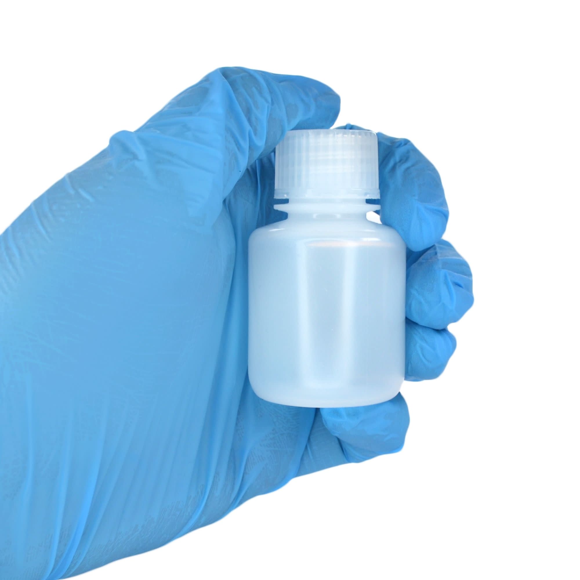 Pack of 12, 30mL Narrow Mouth LDPE Translucent Reagent Bottles with Polypropylene Caps, Non-Sterile