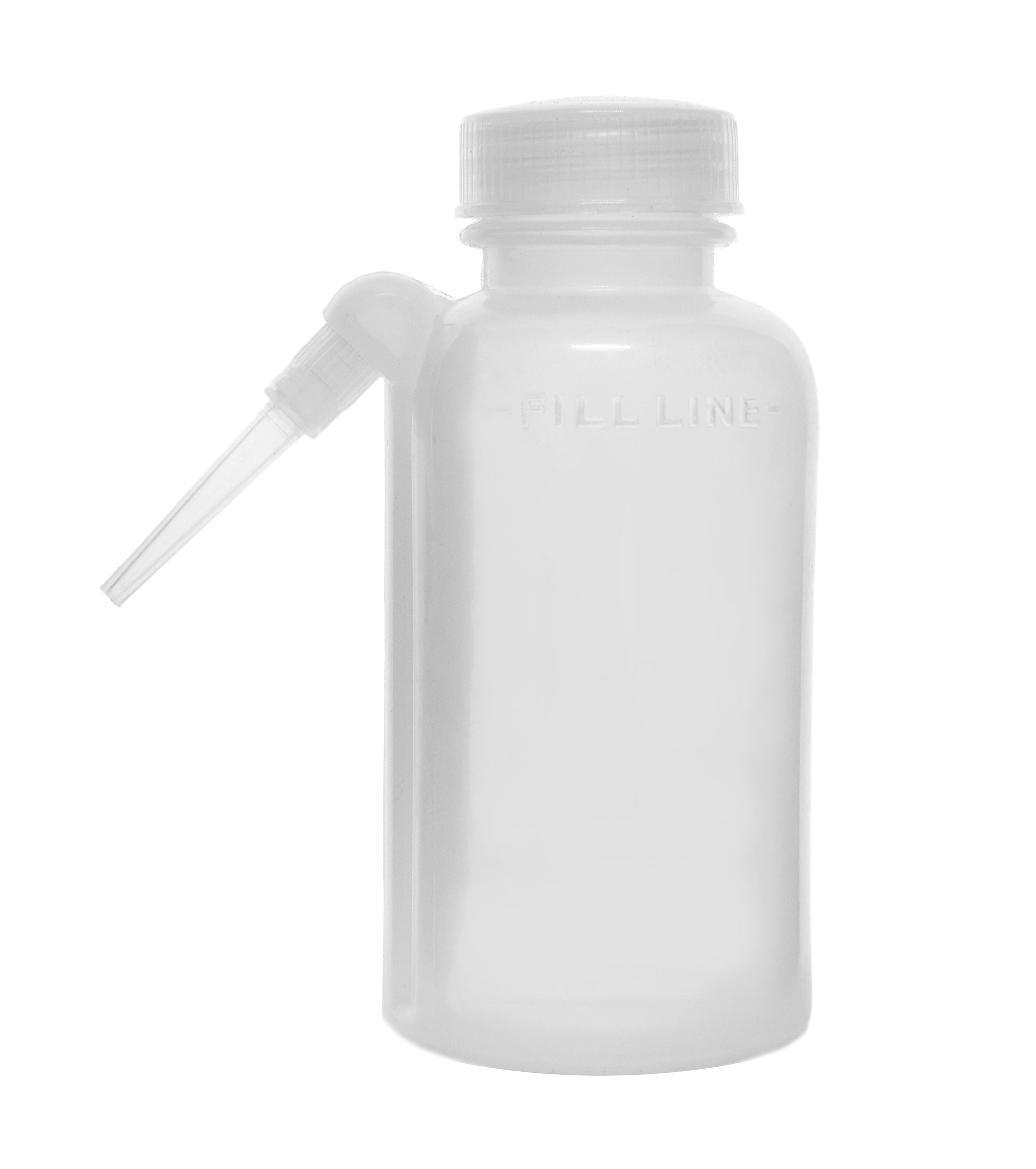 Low Density Polyethylene (LDPE) Wash Bottle, 250 ml, Non Flexible Integrated Delivery Tube