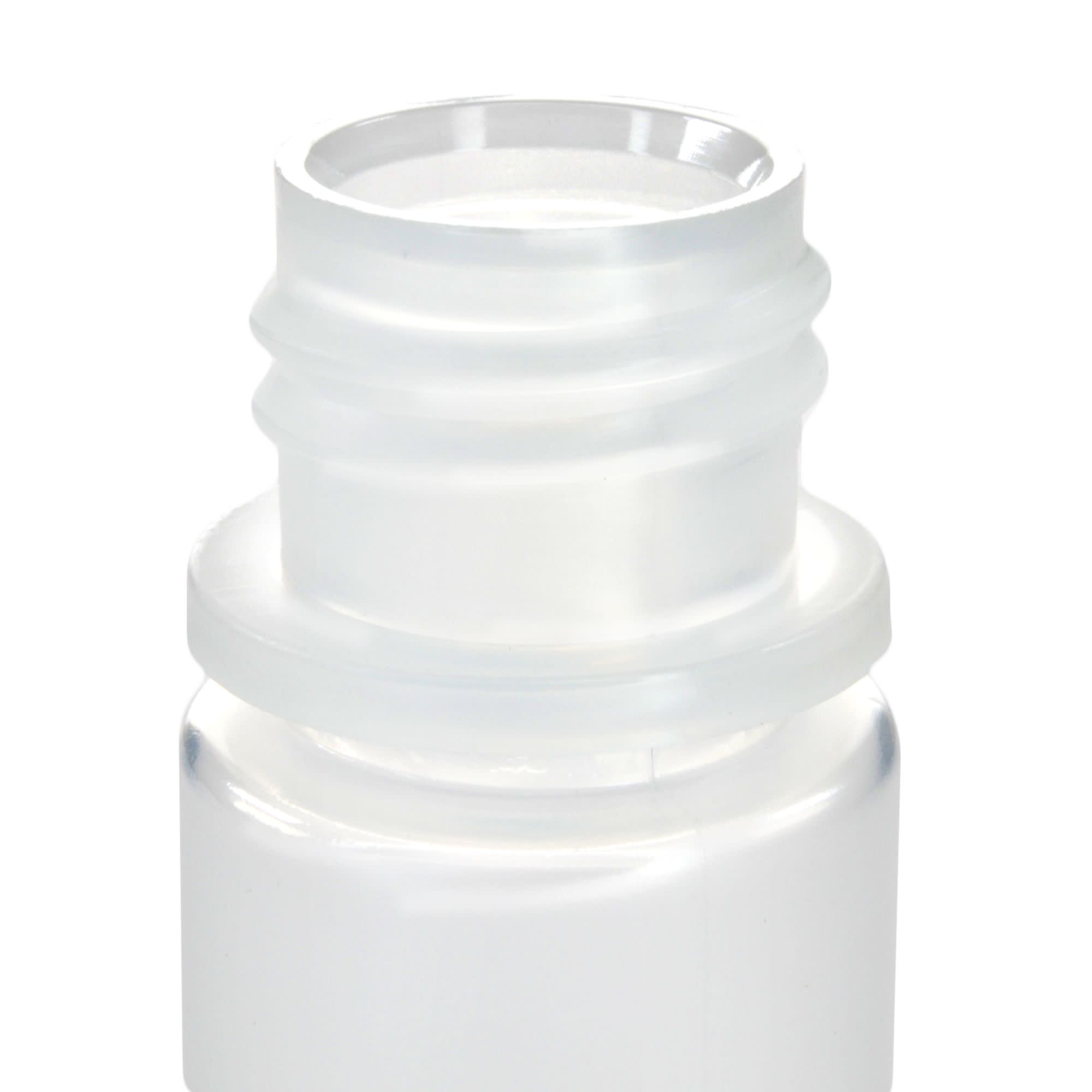 Pack of 12, 15mL Narrow Mouth Polypropylene Reagent Bottles with Polypropylene Caps, Autoclavable, Translucent, Non-Sterile