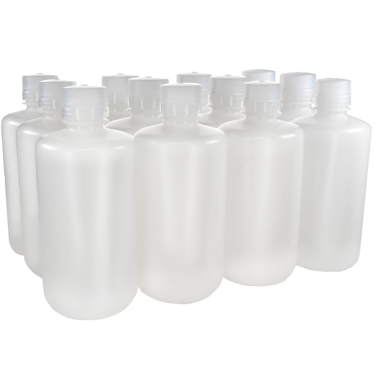 Eisco - Bulk Pack Of 250, 250mL Narrow Mouth HDPE Translucent Reagent - Eisco Labs - View #7