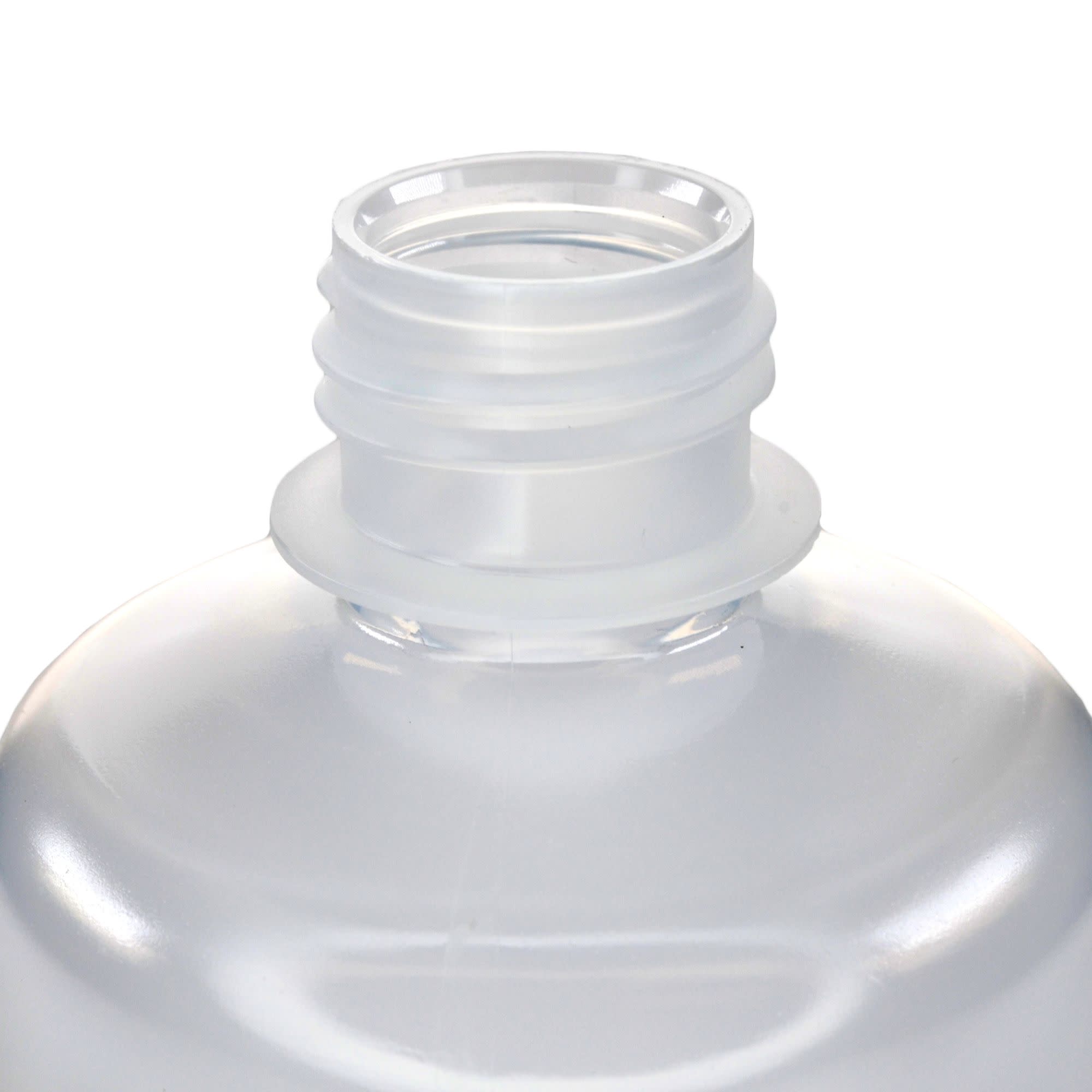 Bulk Pack of 250, 250mL Narrow Mouth Polypropylene Translucent Reagent Bottles with Polypropylene Caps, Non-Sterile