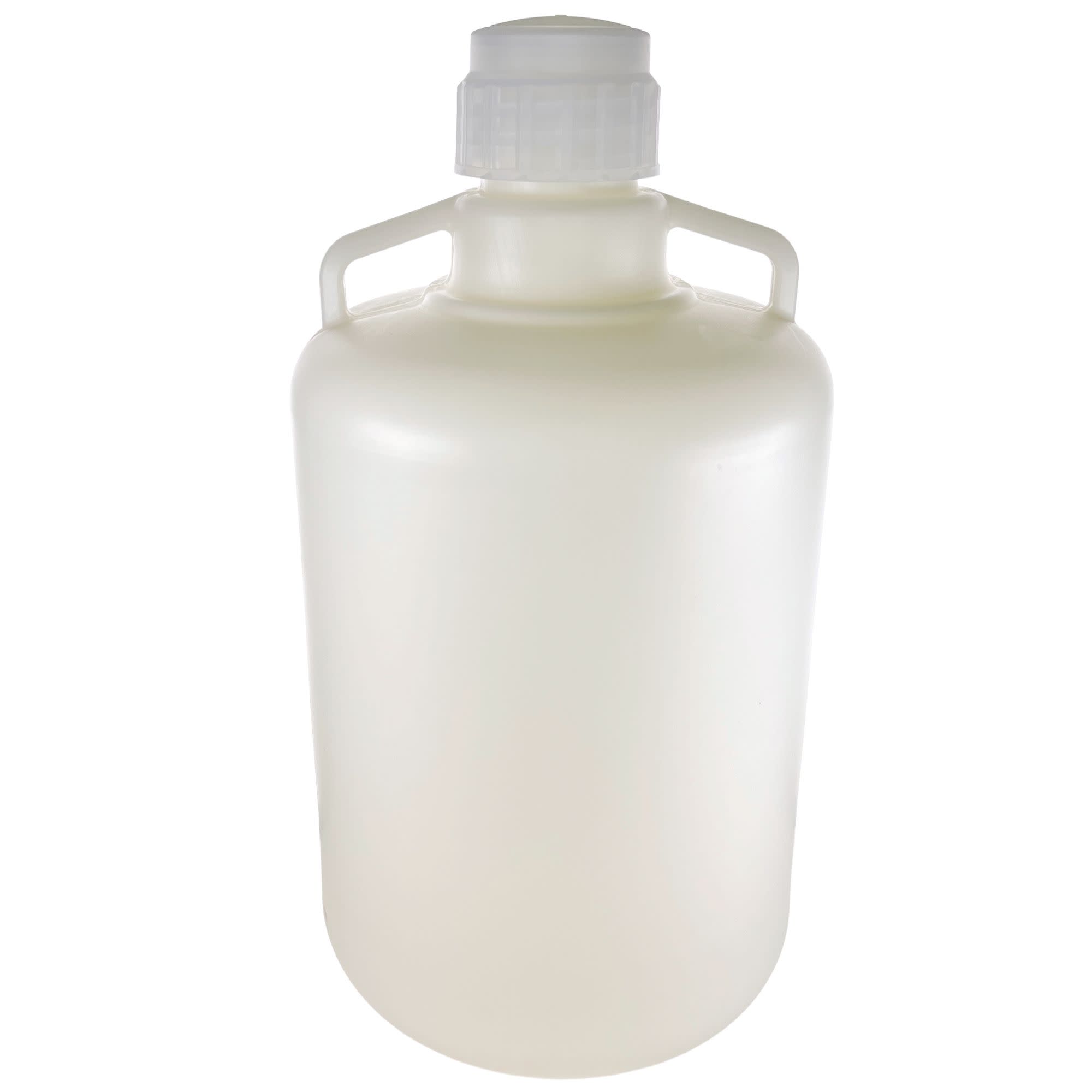 20L HDPE Carboy, Silicone-Lined Polypropylene Cap, Leakproof Tested, Non-Sterile