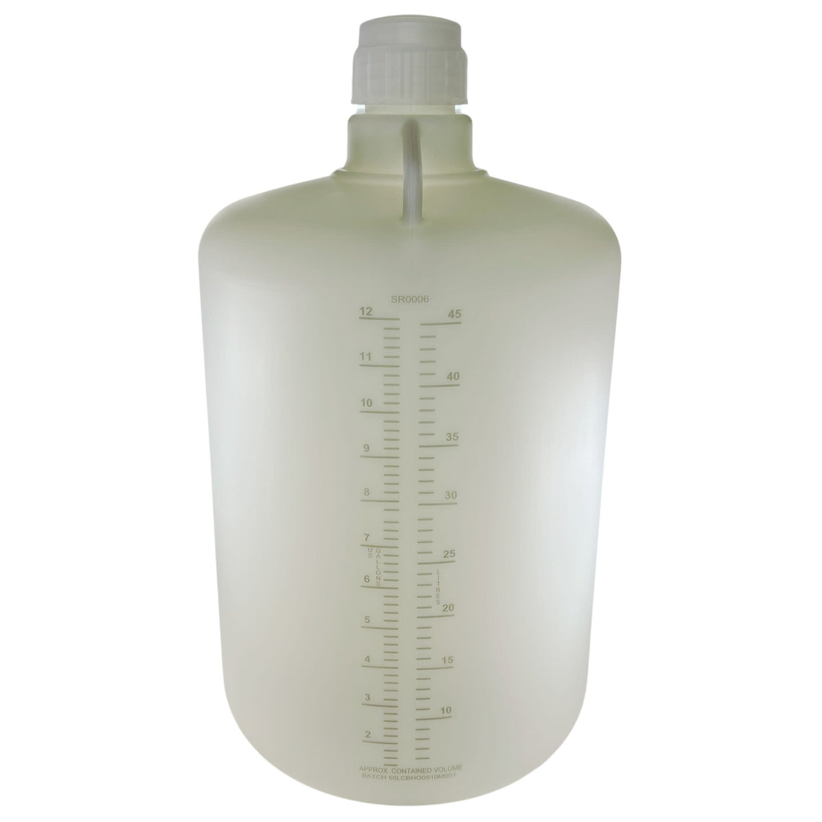 50L HDPE Carboy, Silicone-Lined Polypropylene Cap, Leakproof Tested, N ...
