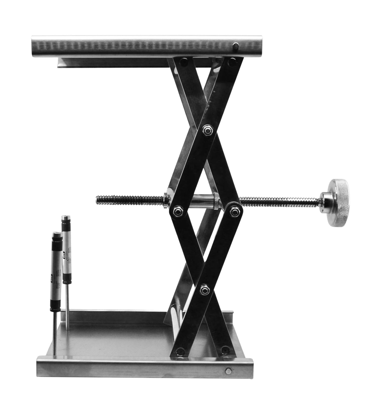 Stainless Steel Lab Jack, X-Large, 30 x 30 cm