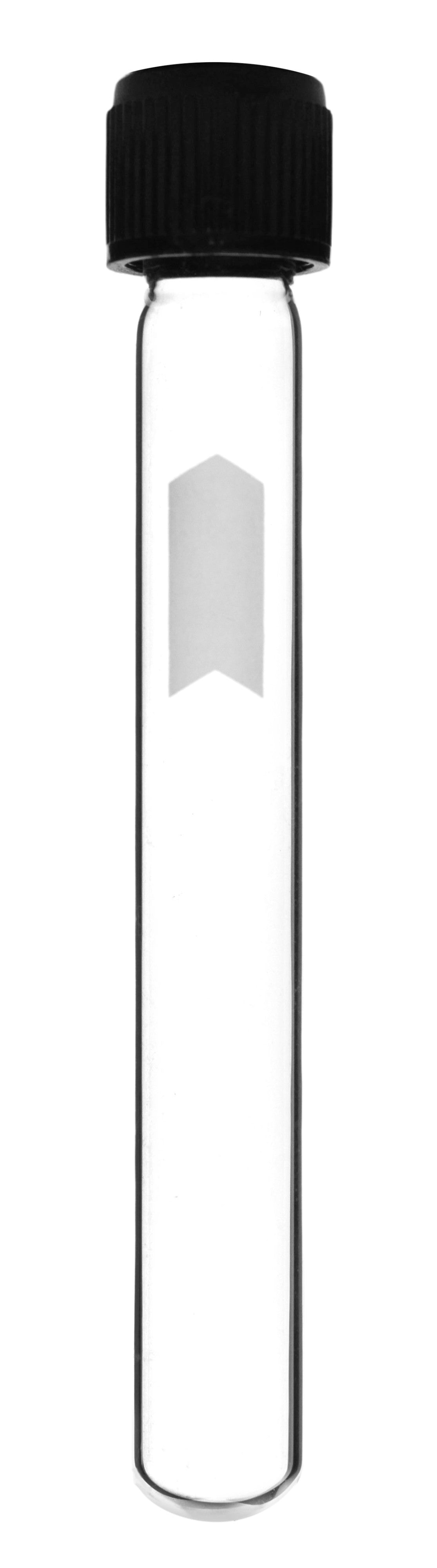 Borosilicate Glass Test Tubes, 5 ml, Round Bottom with Screw Cap