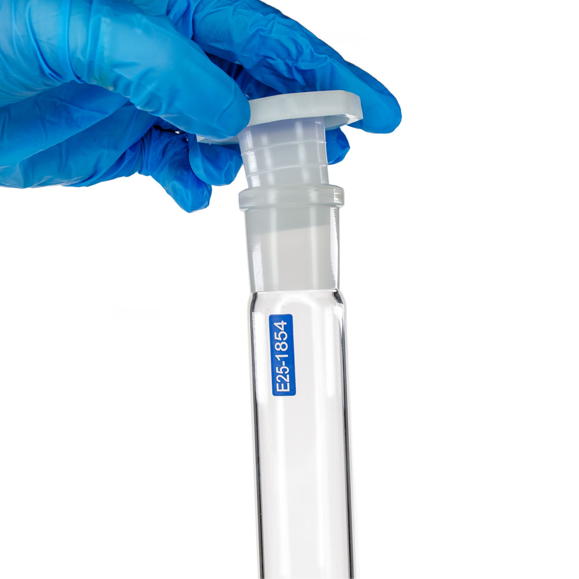 Borosilicate Glass Volumetric Flask with Solid Glass Stopper, 1000 ml, USP Class A with Individual Work Certificate,  Pack of 2, Autoclavable