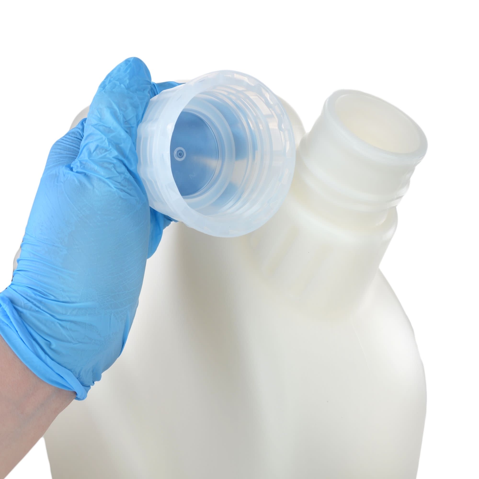 10L HDPE Jerrican with Silicone Lined Polypropylene Cap - Non-Sterile - IS 6312 Tested, FDA Compliant