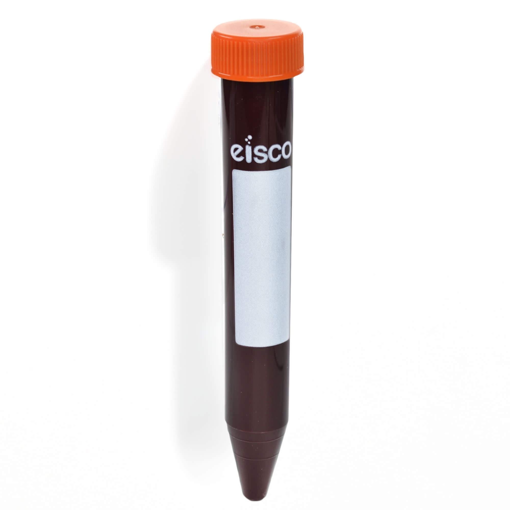 Pack of 25, 15mL Non-Sterile Amber Centrifuge Tubes, Polypropylene, Flat Cap, Lab-Grade