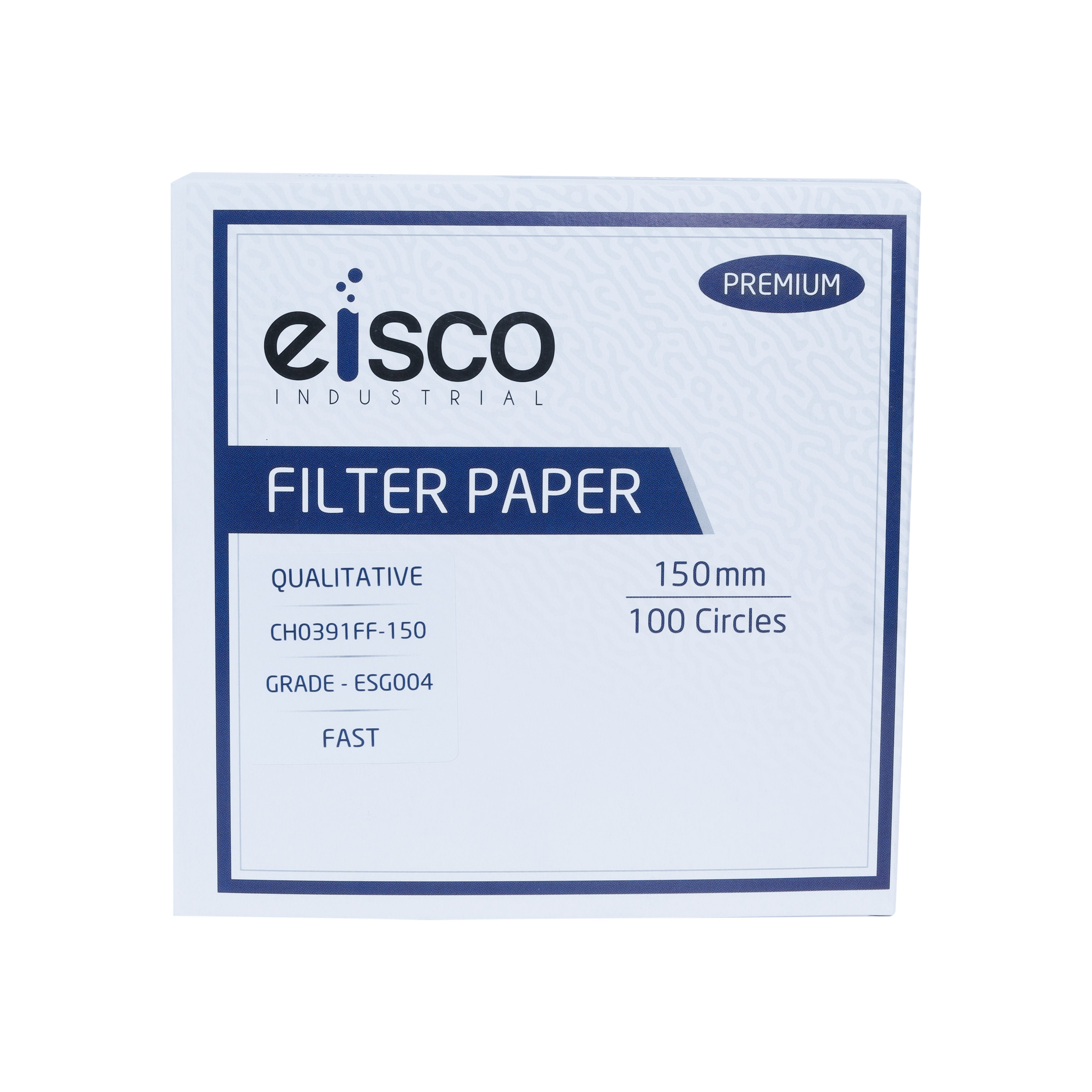 Premium Qualitative Filter Paper, 150mm, Grade ESG004, Pack of 100