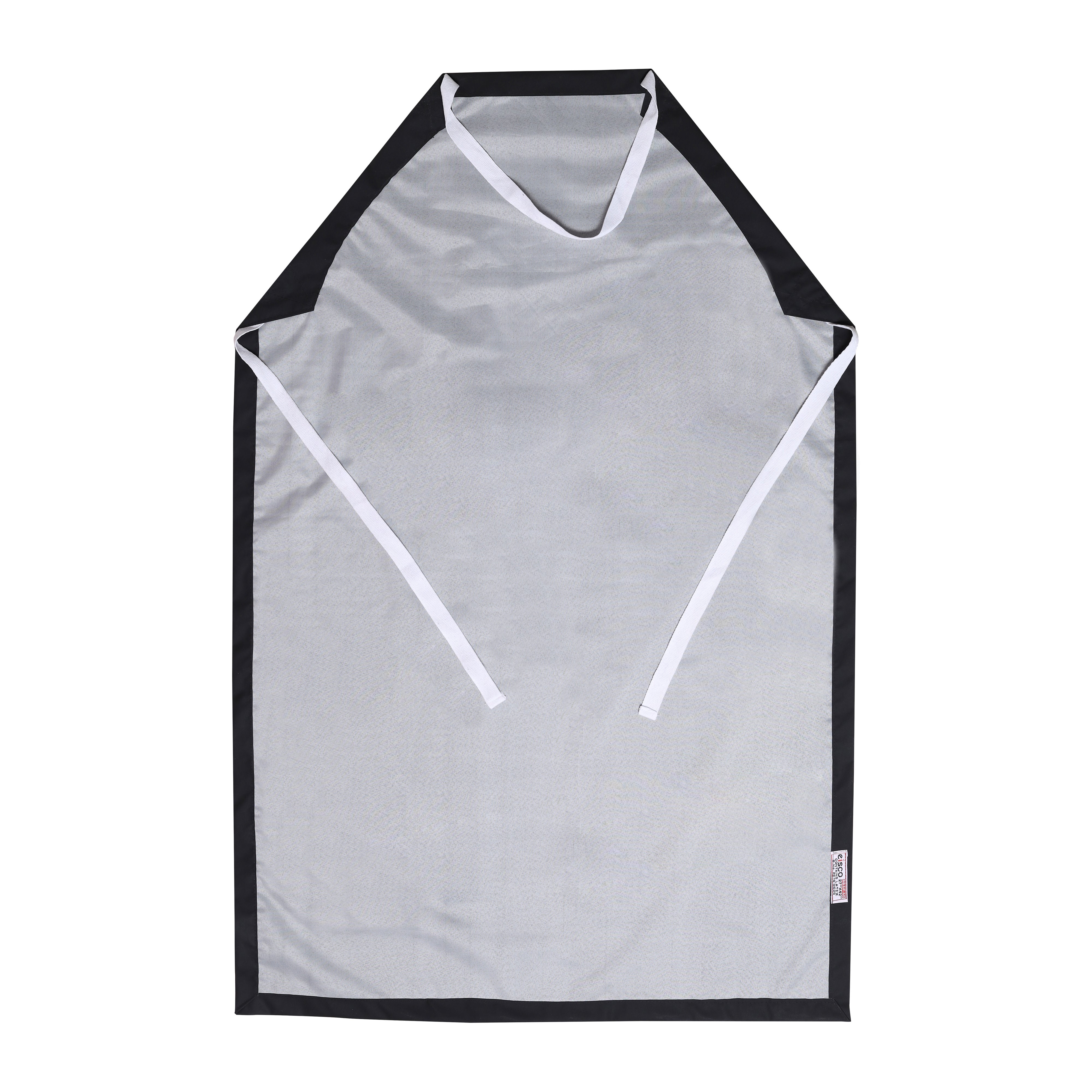 Rubber Vinyl Apron, Large (27"W x 42"L) - Black