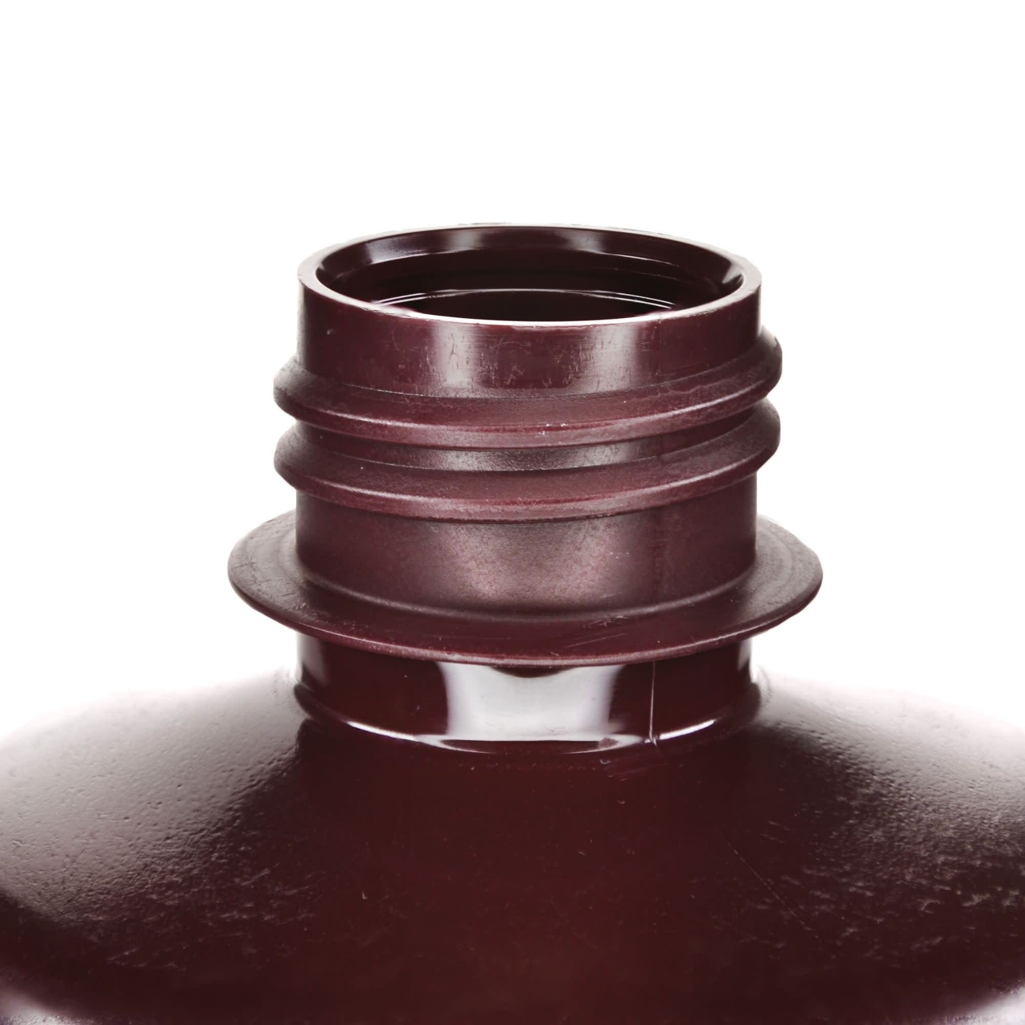 Pack of 12 500mL Narrow Mouth Amber HDPE Reagent Bottles with Polypropylene Caps, Non-Sterile, Light-Sensitive Storage