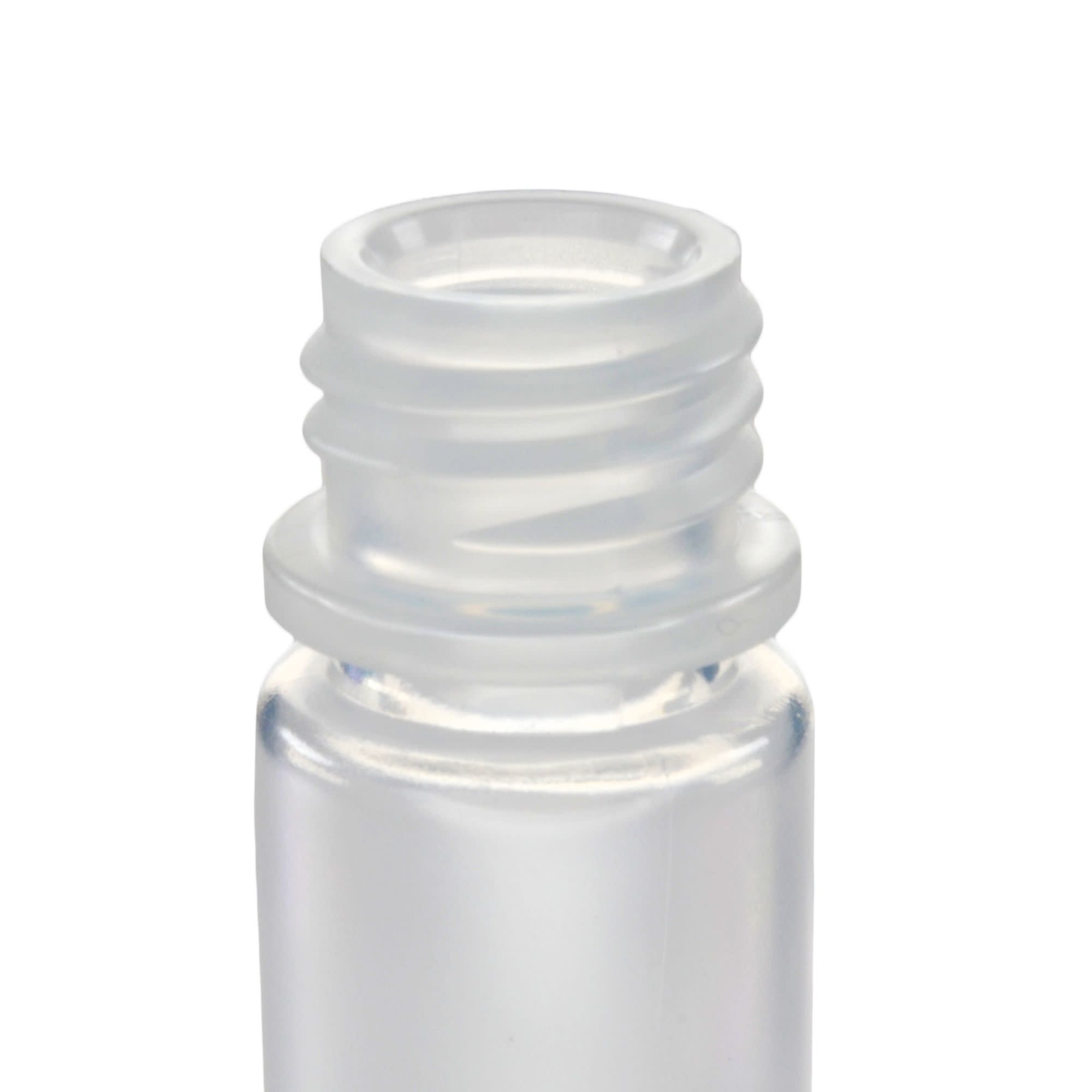 Pack of 12, 4mL Narrow Mouth Polypropylene Reagent Bottles with Polypropylene Caps, Autoclavable, Translucent, Non-Sterile