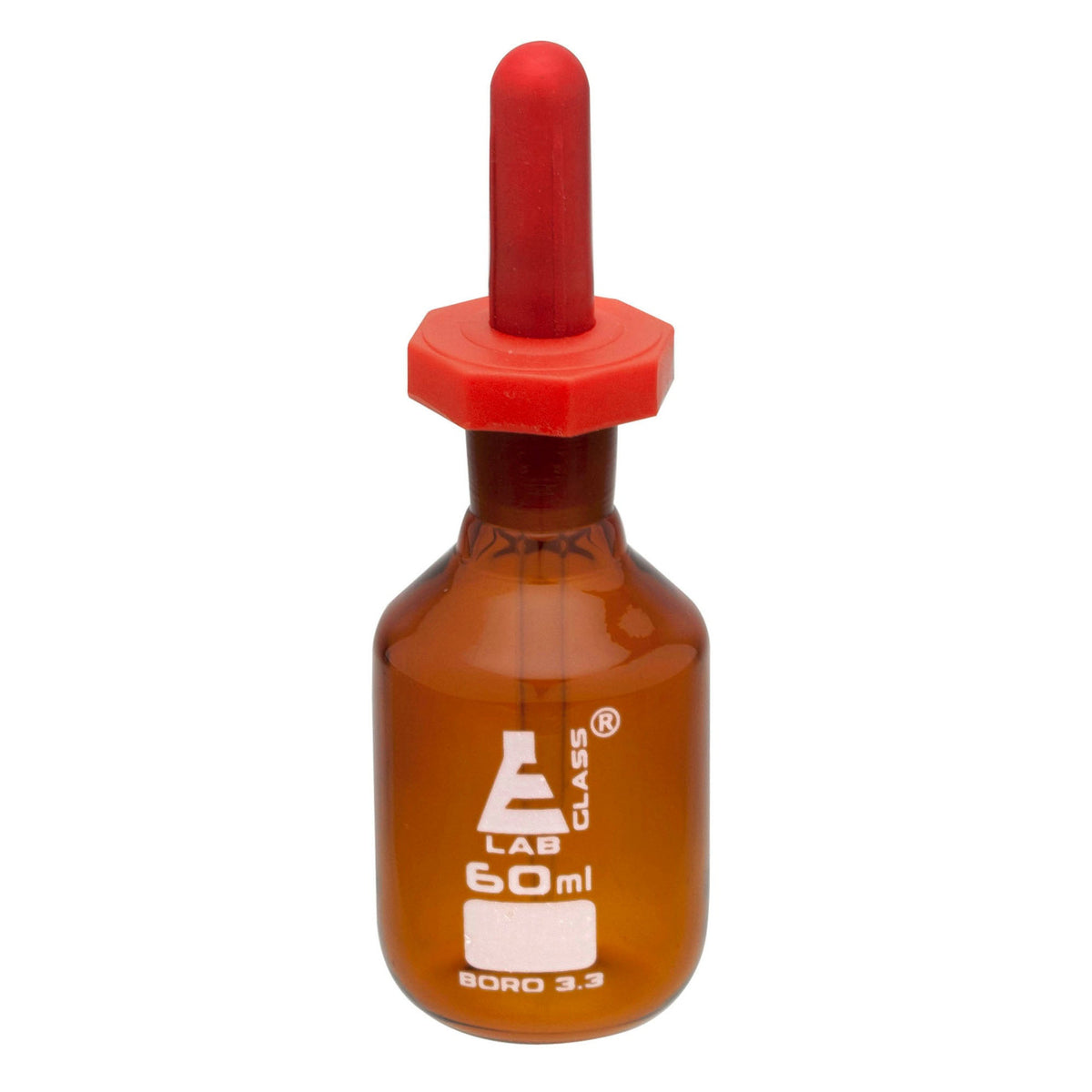 Amber Borosilicate Pipette Dropping Bottle, 60 ml, Autoclavable — Eisco ...