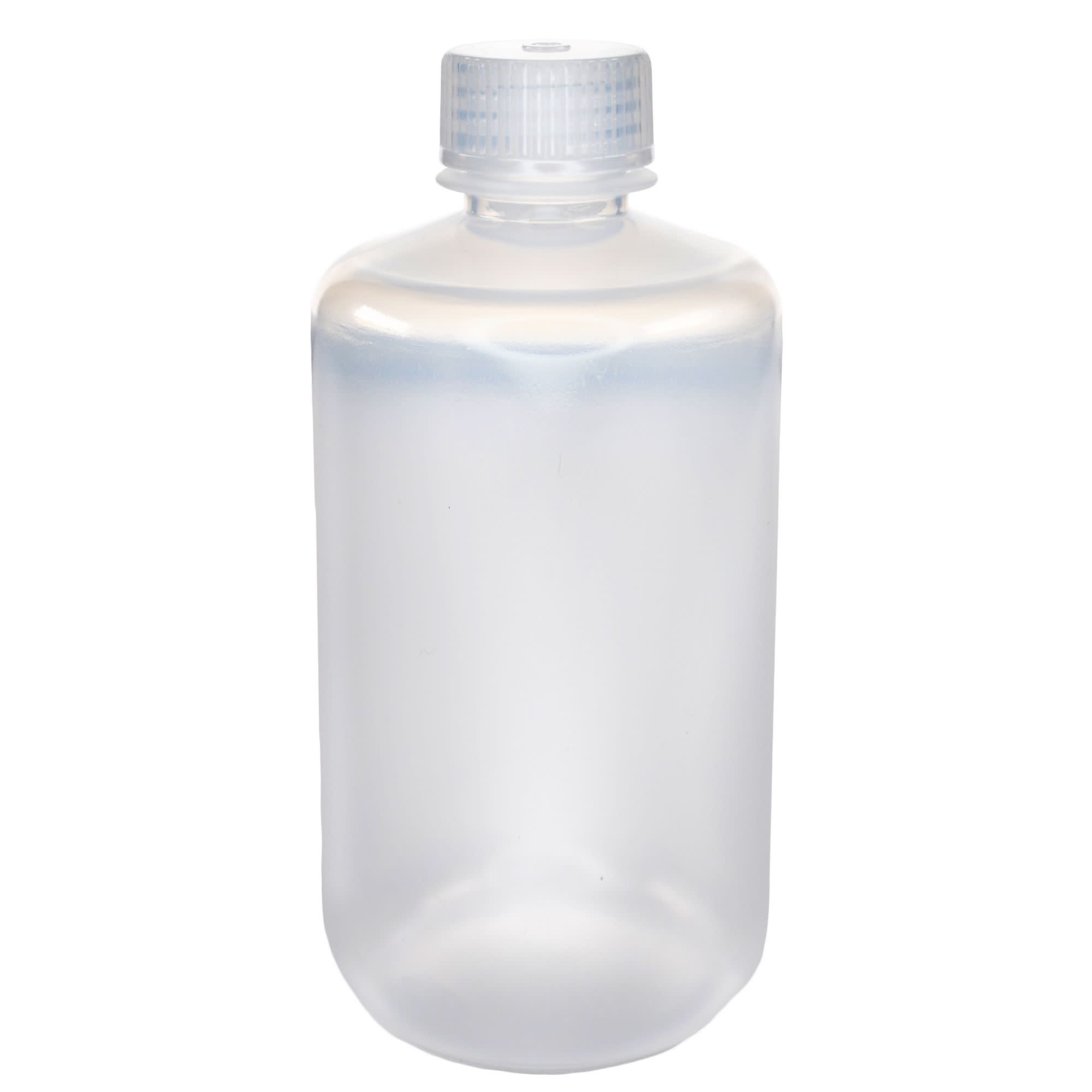 Bulk Pack of 250, 250mL Narrow Mouth Polypropylene Translucent Reagent Bottles with Polypropylene Caps, Non-Sterile