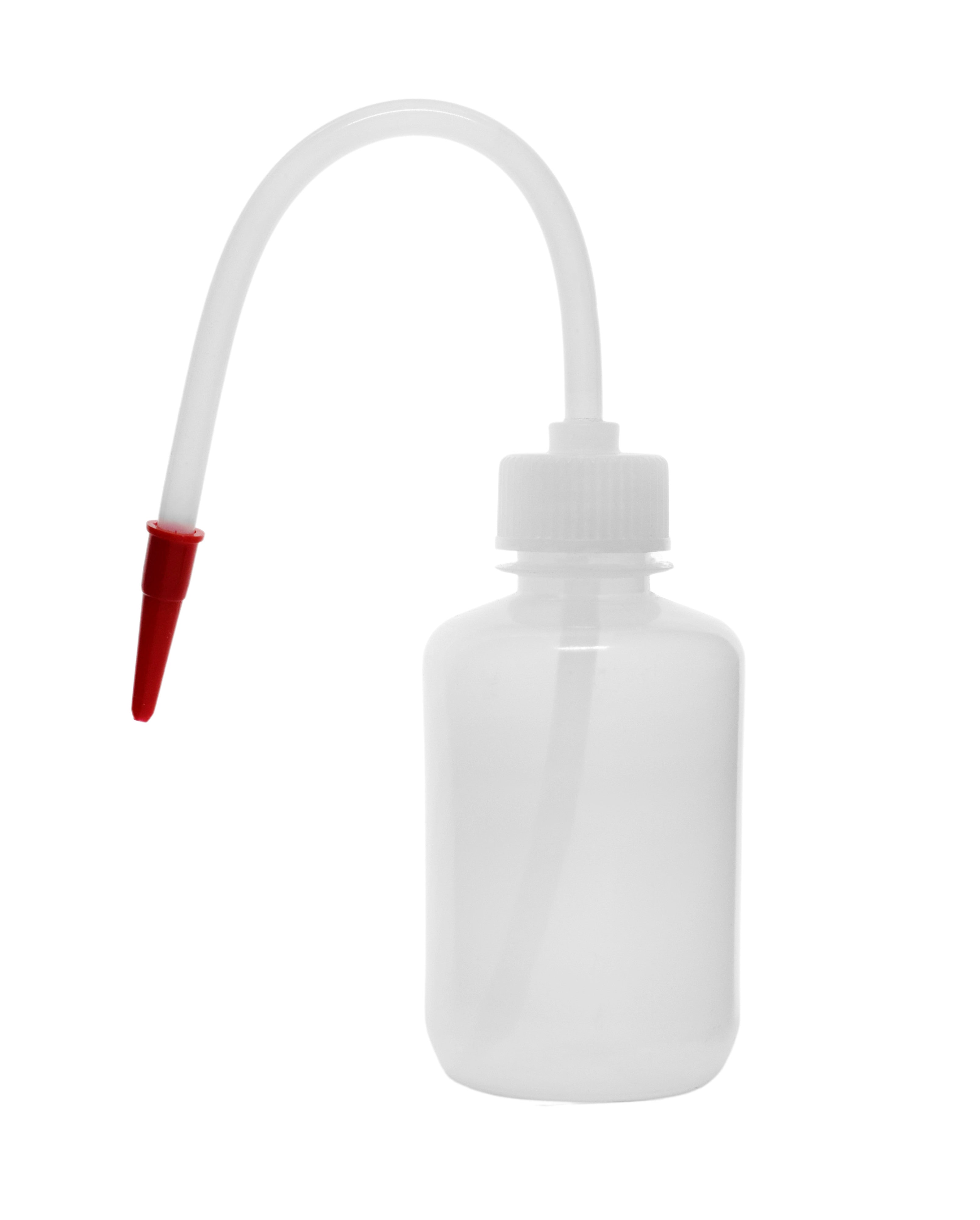 Low Density Polyethylene (LDPE) Wash Bottle, 500 ml, Flexible Delivery Tube