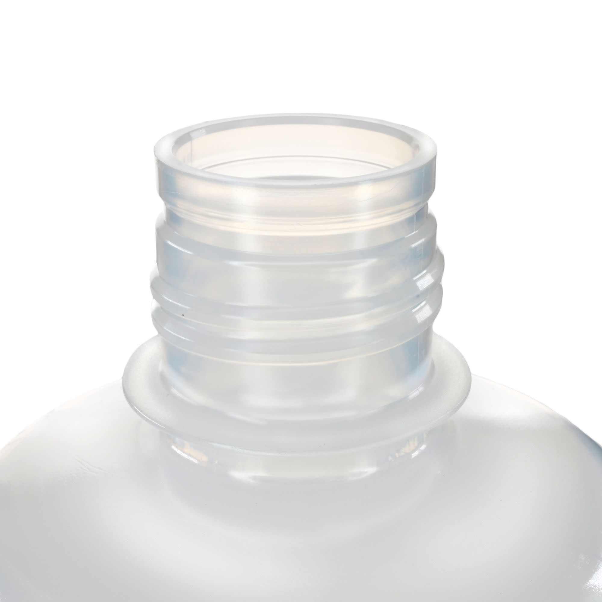 Pack of 12, 1L Narrow Mouth Polypropylene Reagent Bottles with Polypropylene Caps, Autoclavable, Translucent, Non-Sterile