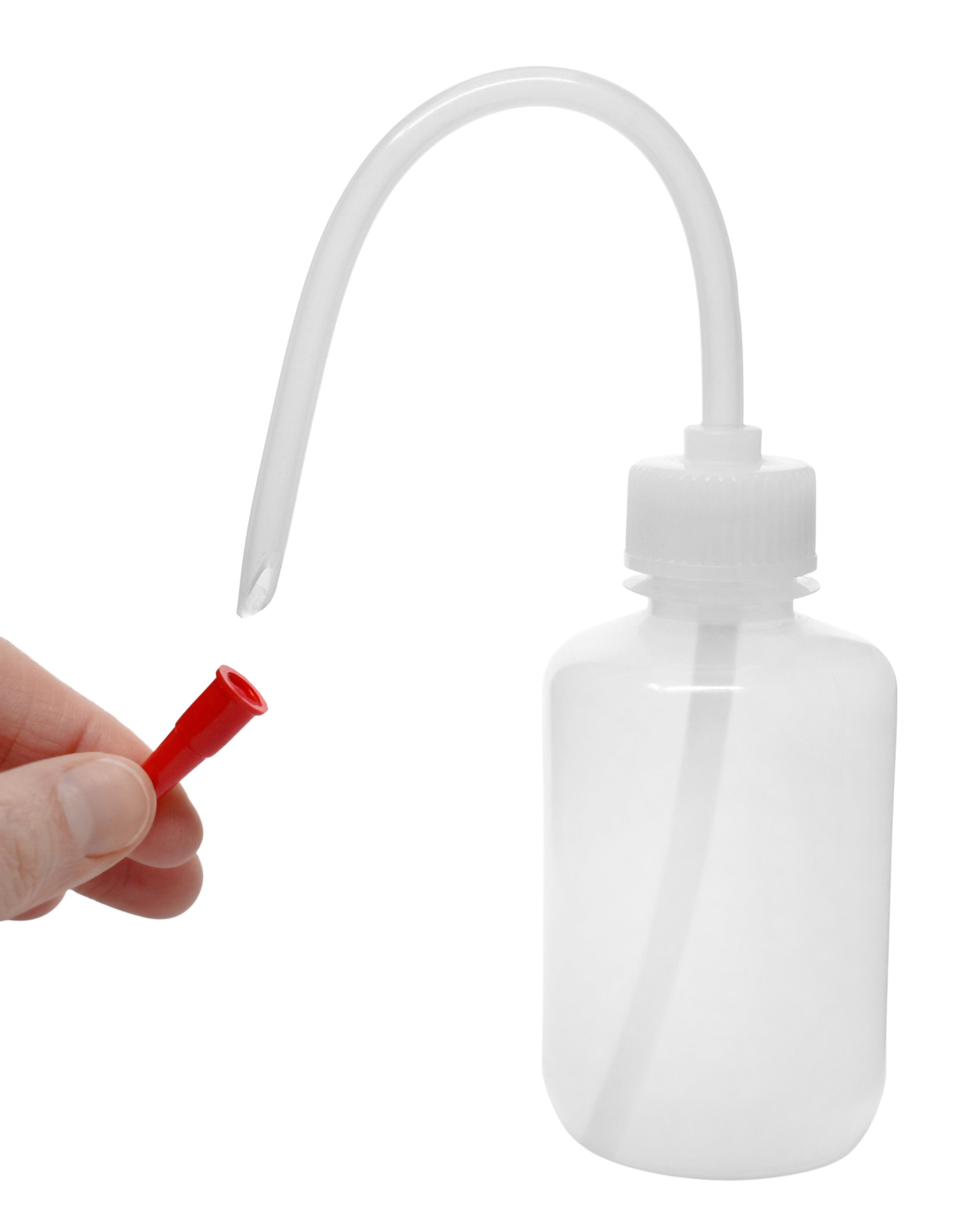 Low Density Polyethylene (LDPE) Wash Bottle, 500 ml, Flexible Delivery Tube