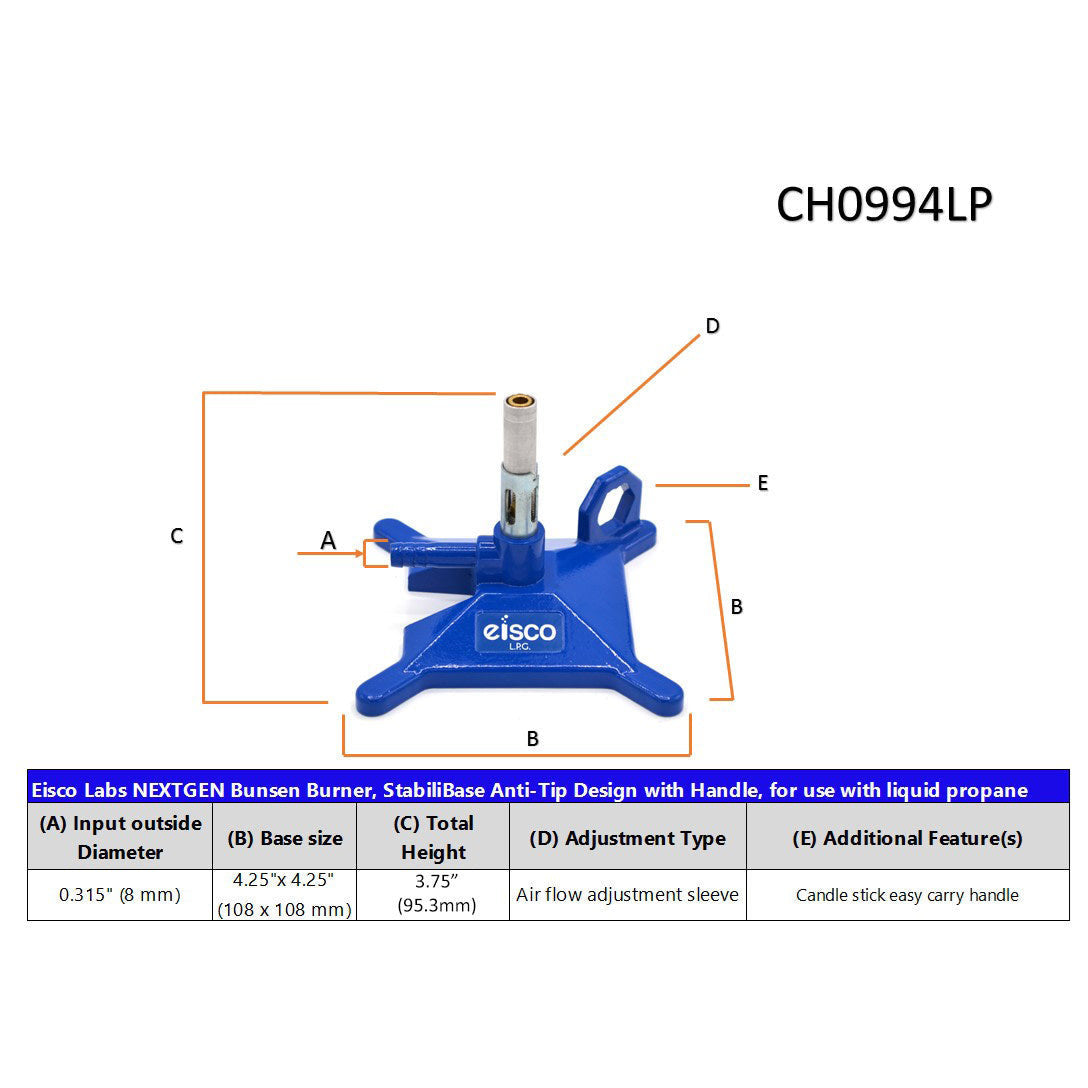 NextGen™ Micro Bunsen Burner