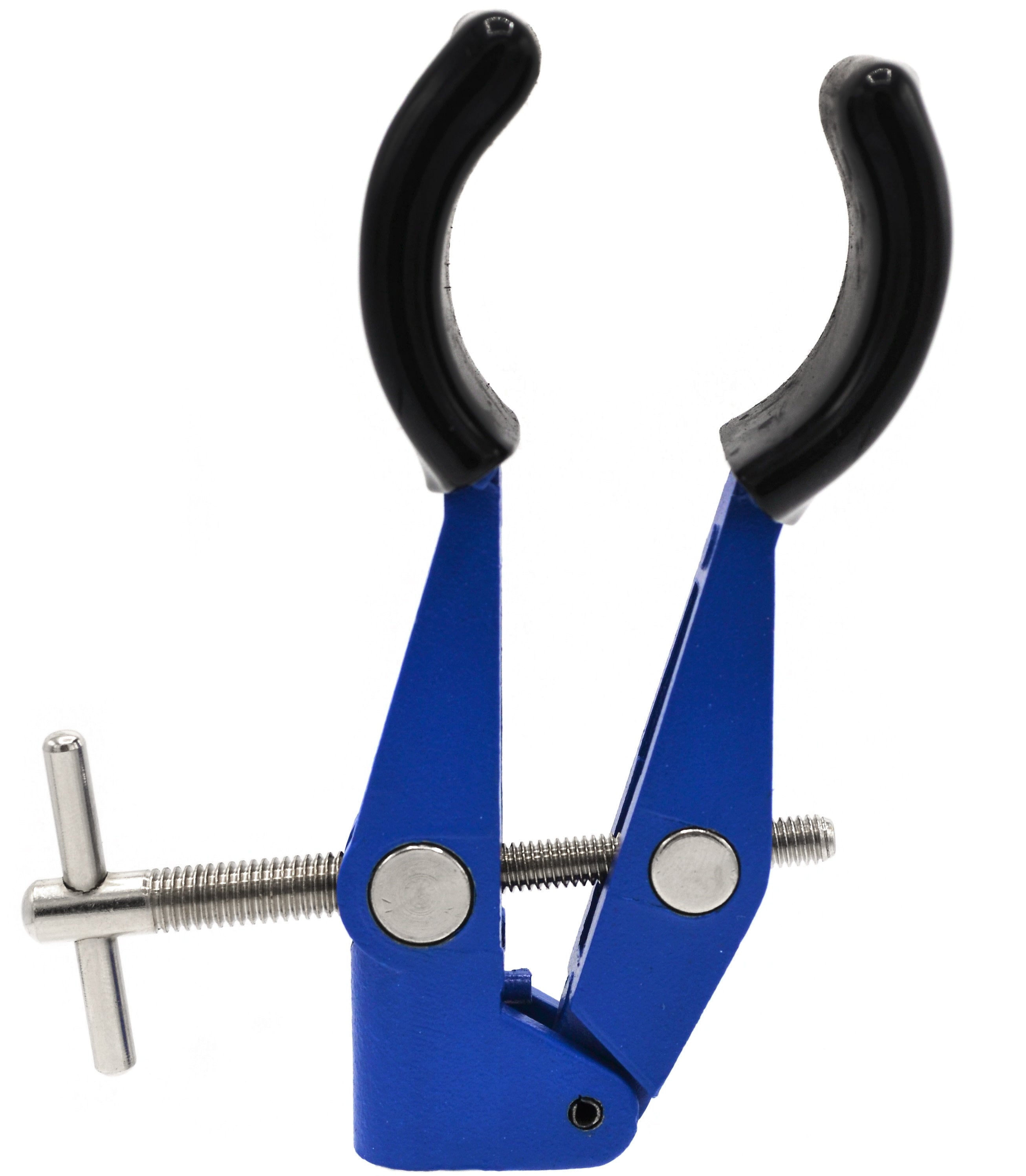 2 Prong, Vinyl Coated, Lab Clamp with Boss Head,  4.75" (12 cm) Maximum Clamp Opening