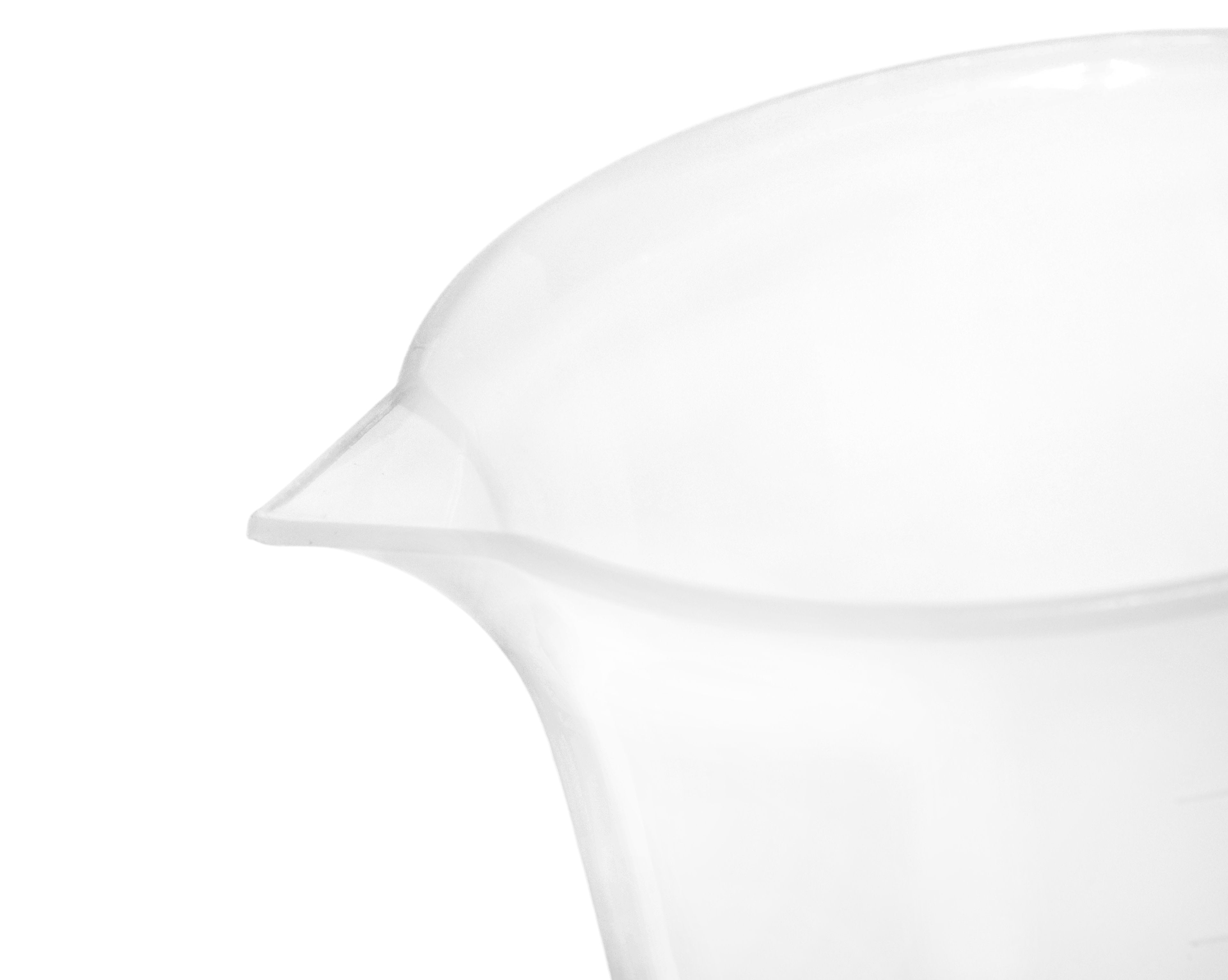 Polypropylene Measuring Jug with Handle and Spout, 250 ml, 10 ml Graduation, Autoclavable