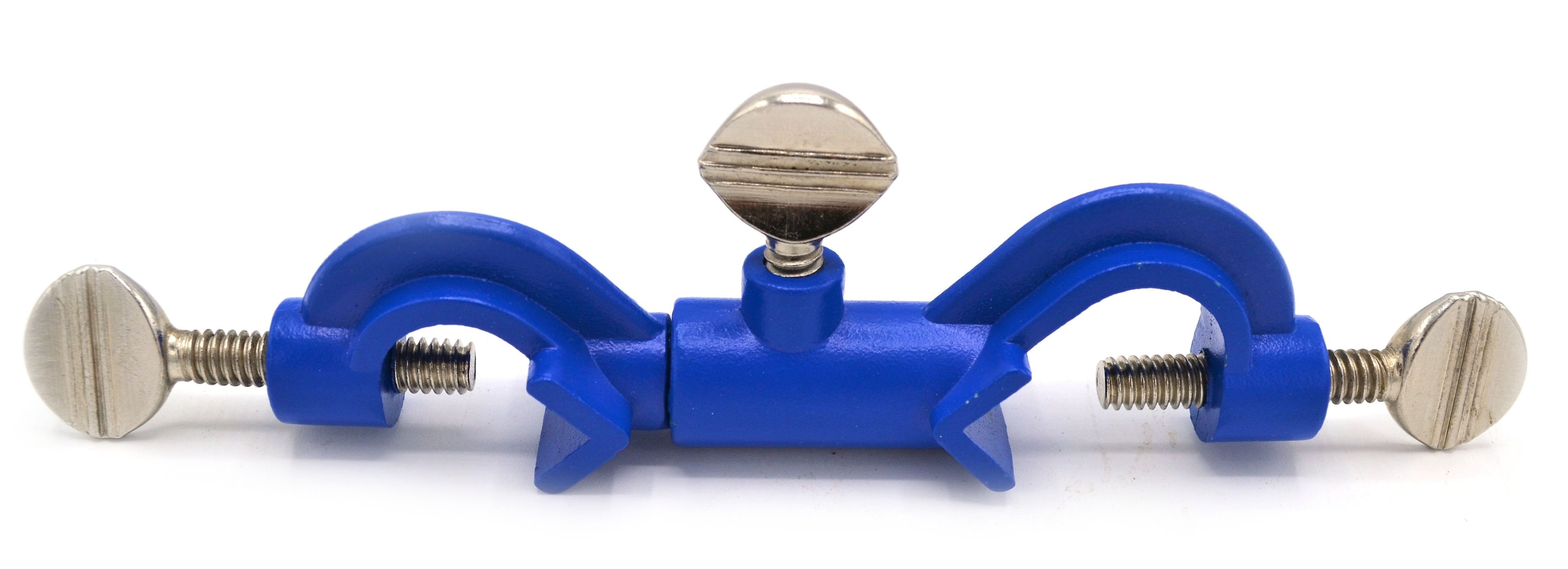 Swivel Boss Head Clamp Holder for Rods up to 3/4" (19mm) in Diameter - Adjusts to Any Angle (360 Degree Rotation)