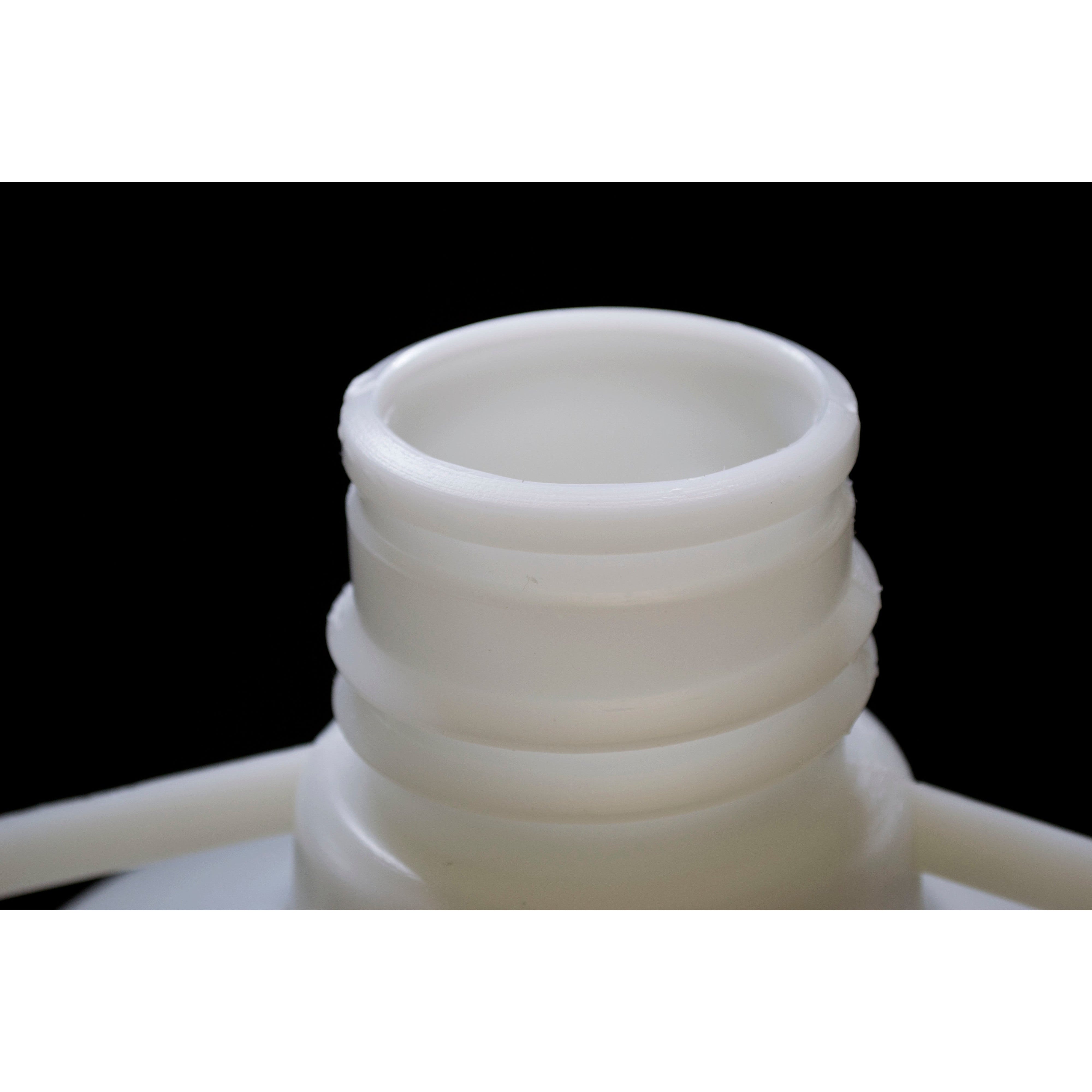 White Polypropylene Carboy with Gasket Cap, 10 Liter