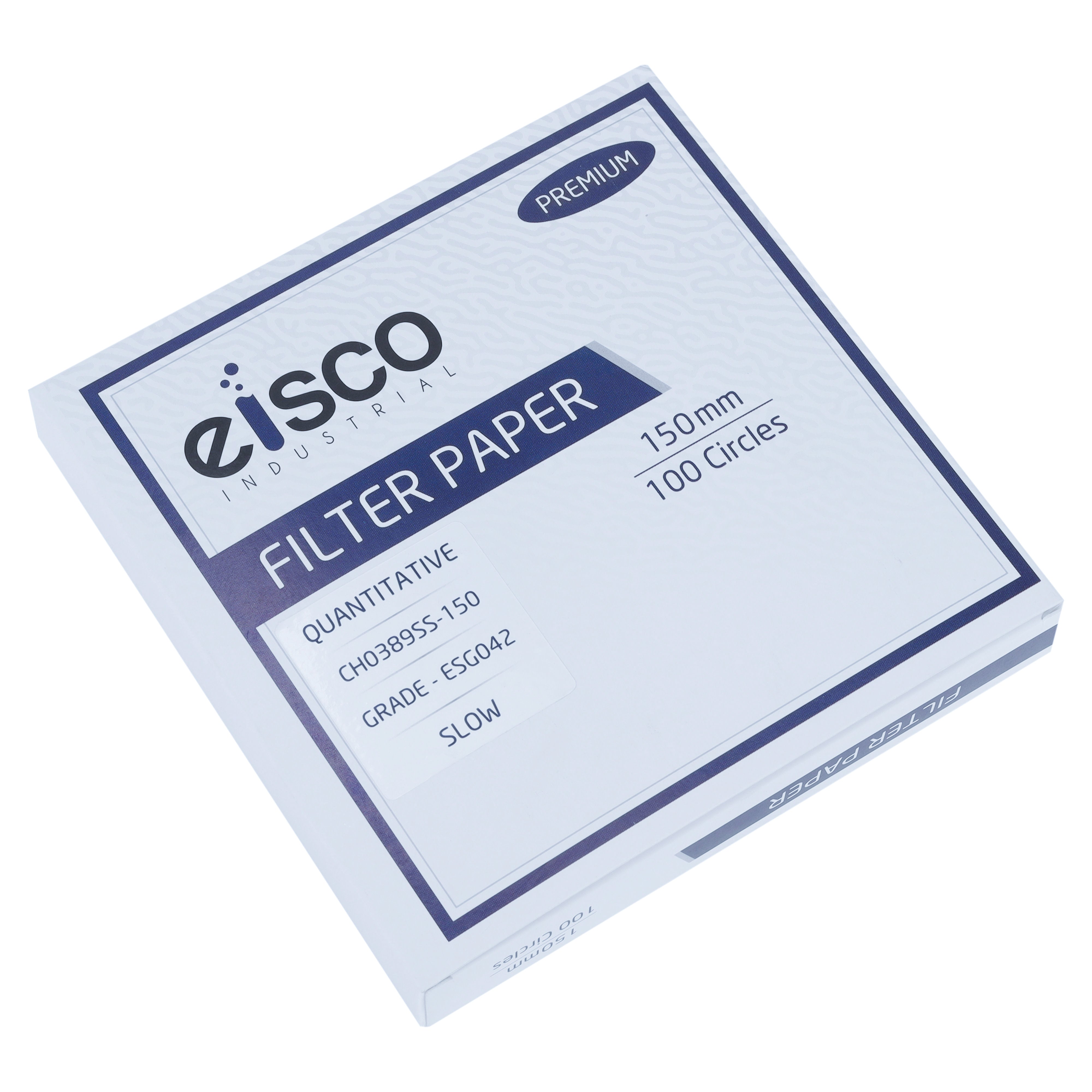 Premium Quantitative Filter Paper, 150mm, Ashless, Grade ESG042, Pack of 100