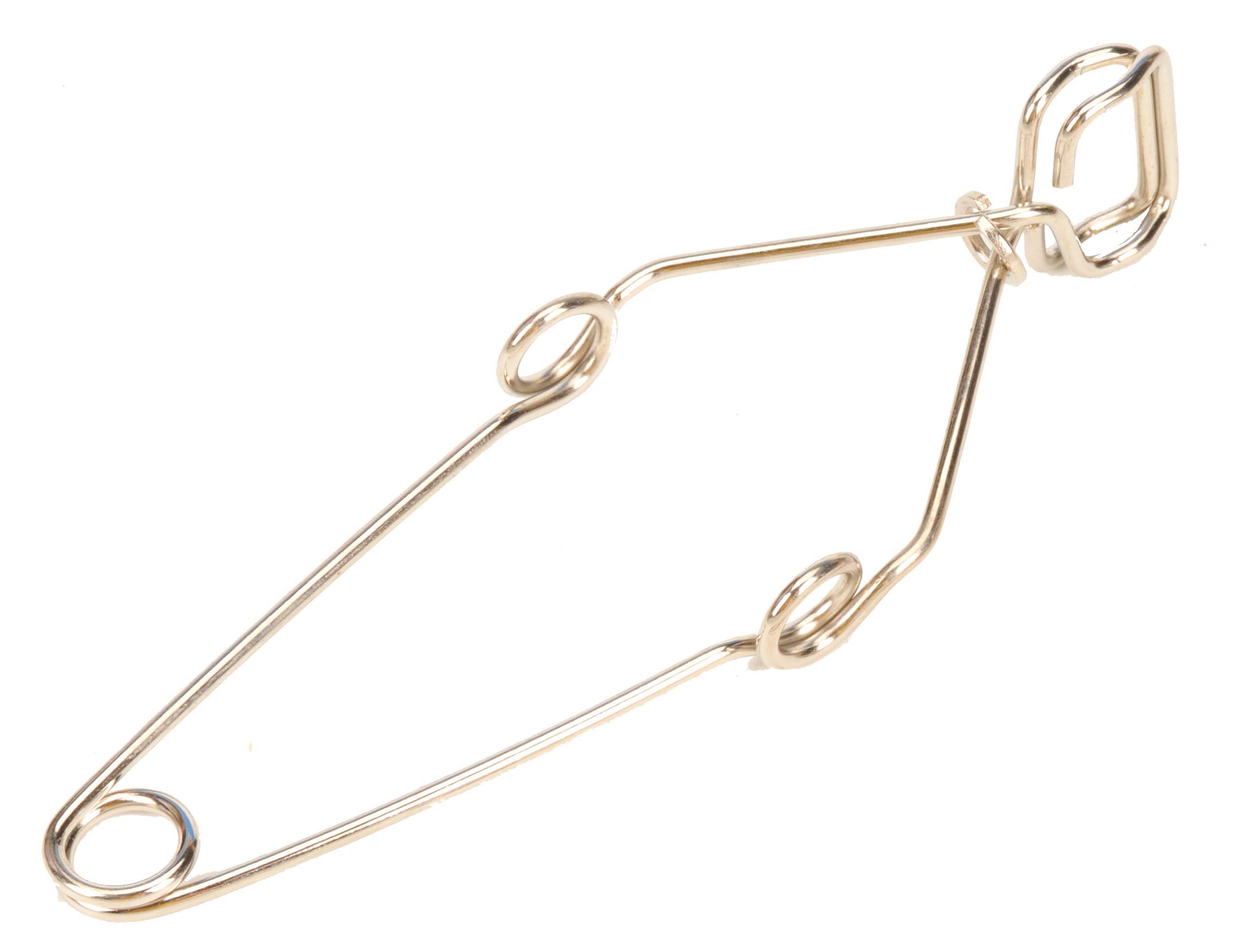 Steel Wire Test Tube Clamp with Finger Grip