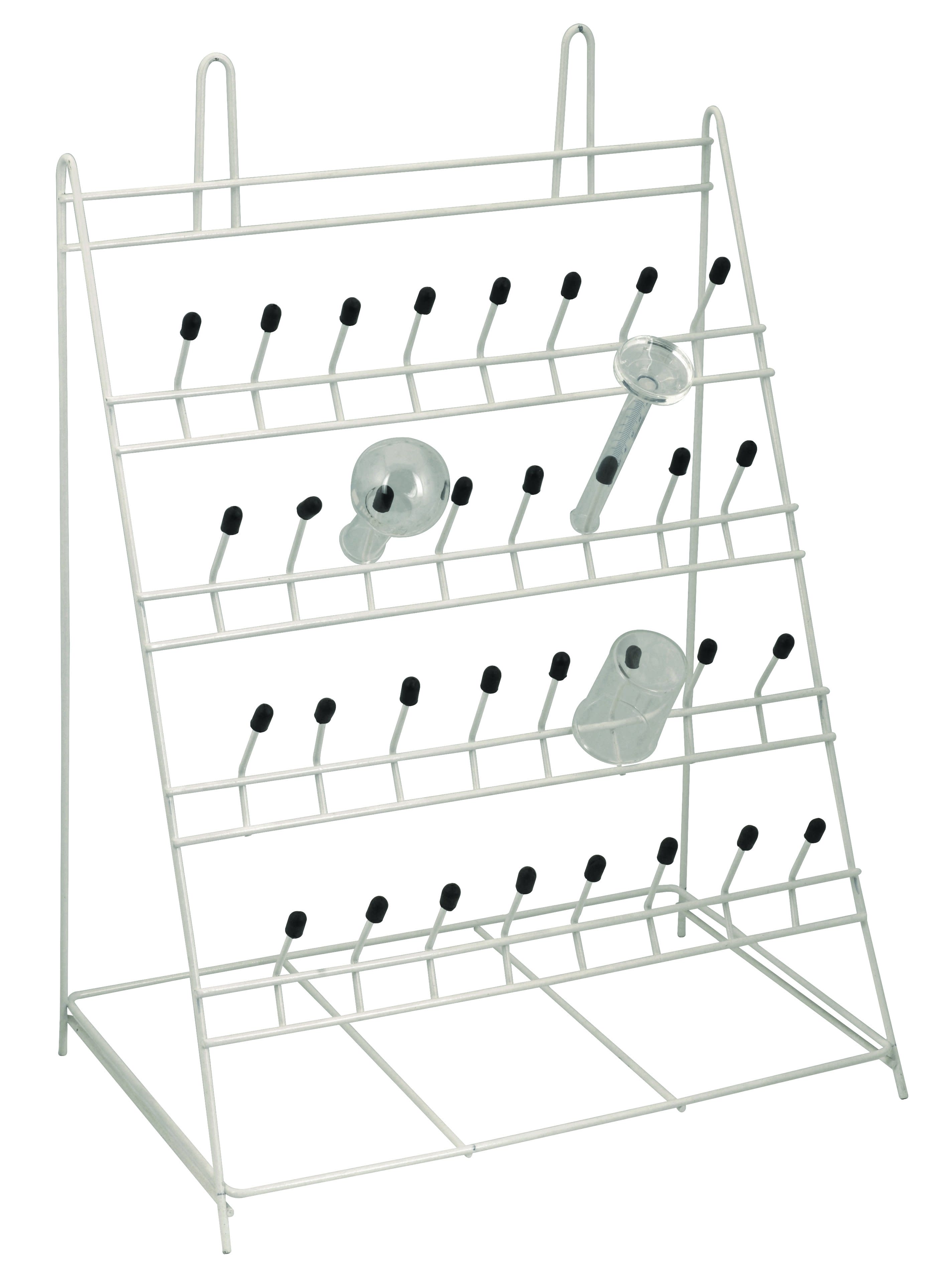 Steel Draining Rack, 32 Pegs