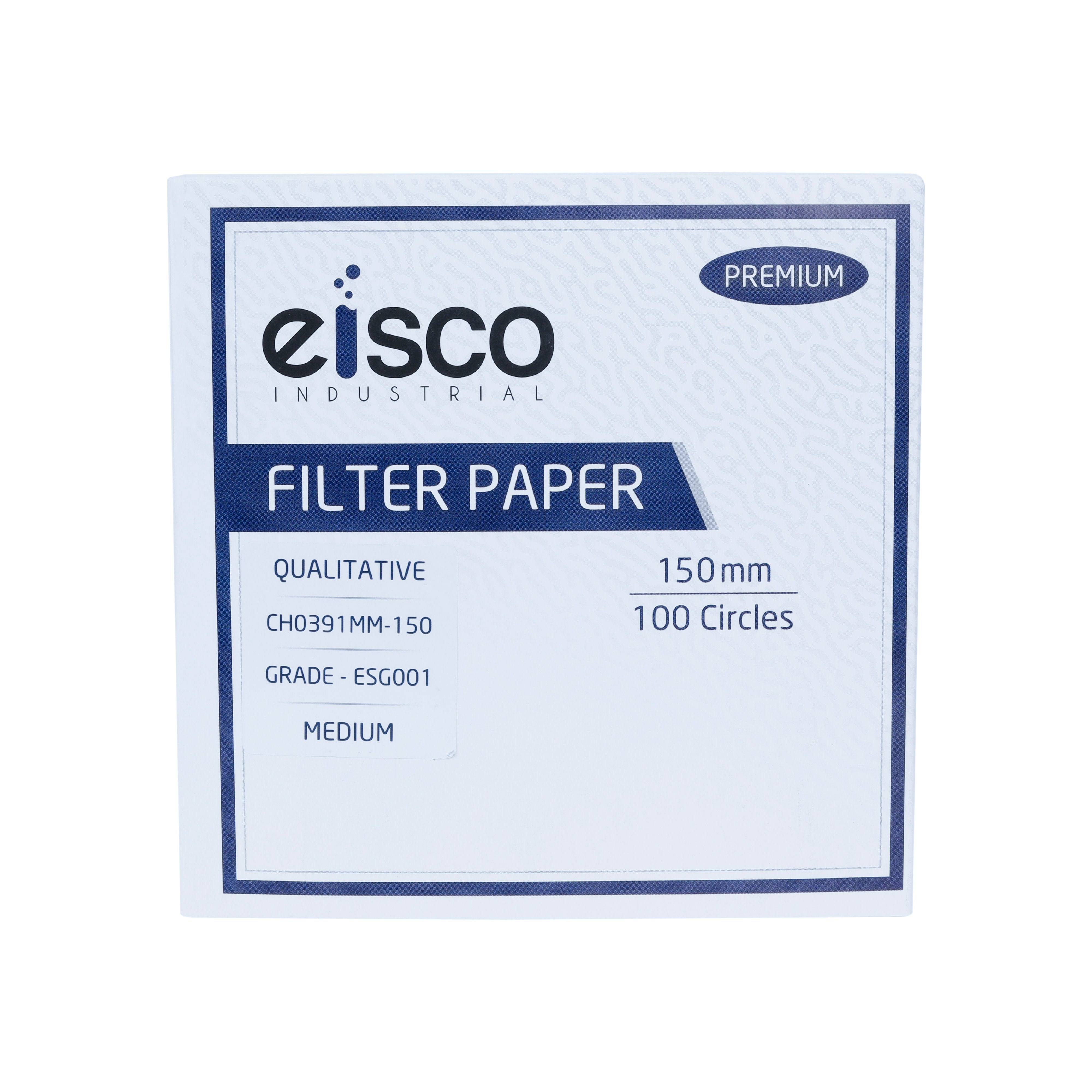 Premium Qualitative Filter Paper, 150mm, Grade ESG001, Pack of 100