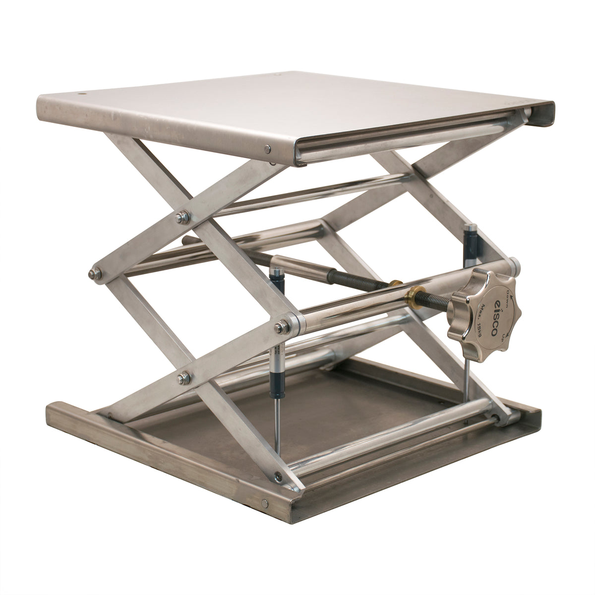 CB Stainless Steel Lab Jack Stand – 8" Scissor Lift Platform – High Quality 304 – US Ship