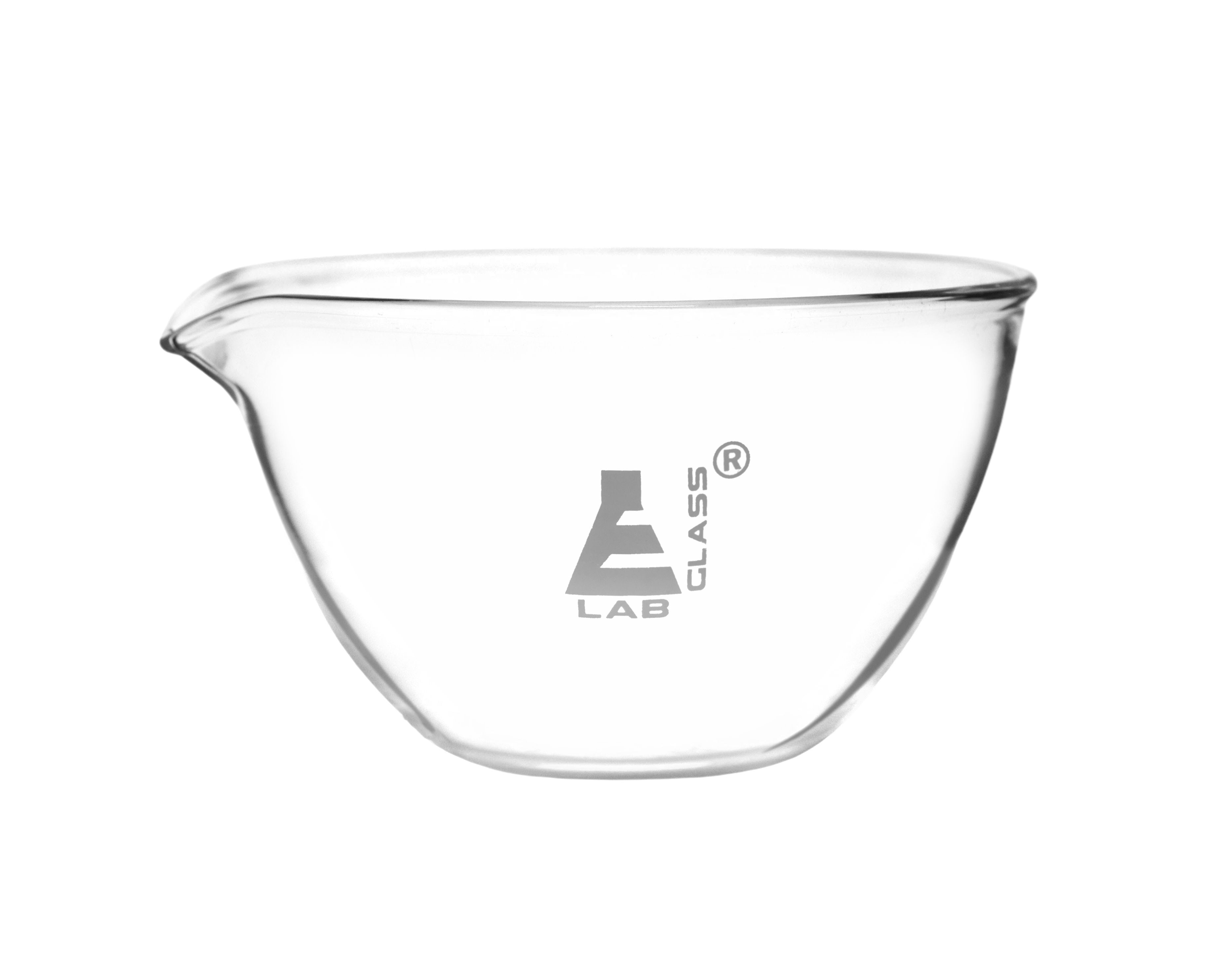 Flat Bottom Borosilicate Evaporating Dish With Spout, 250ml, Autoclavable