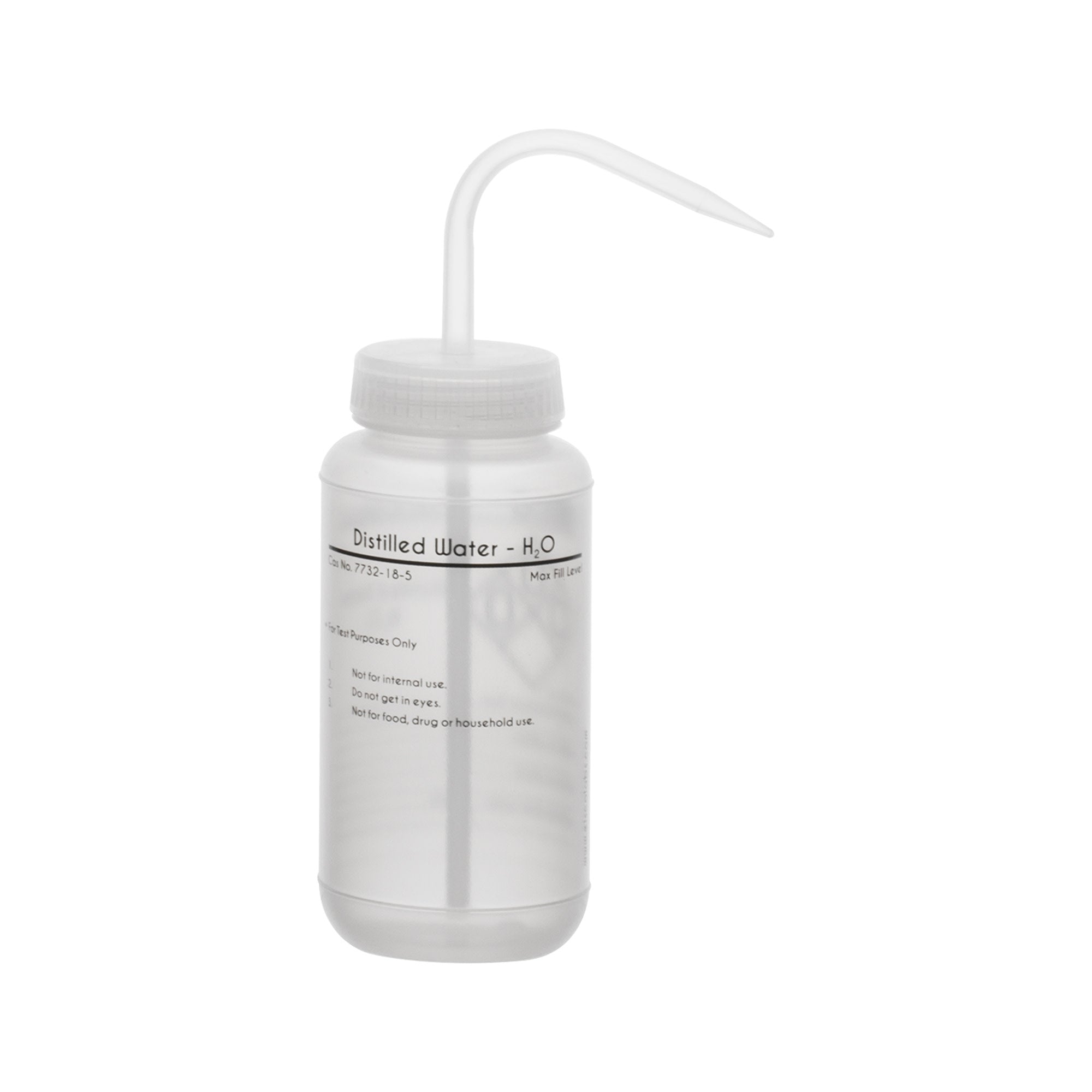 Performance Plastic Wash Bottle, Distilled Water, 500 ml - Labeled (1 Color)