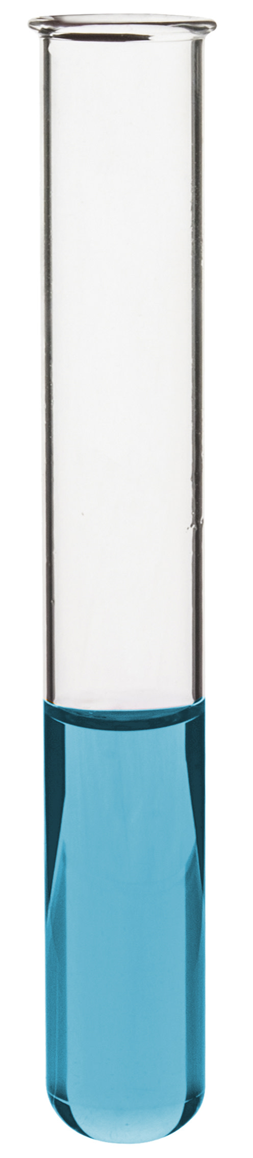 Borosilicate Glass Test Tubes, 12 ml, Light Wall With Beaded Rim