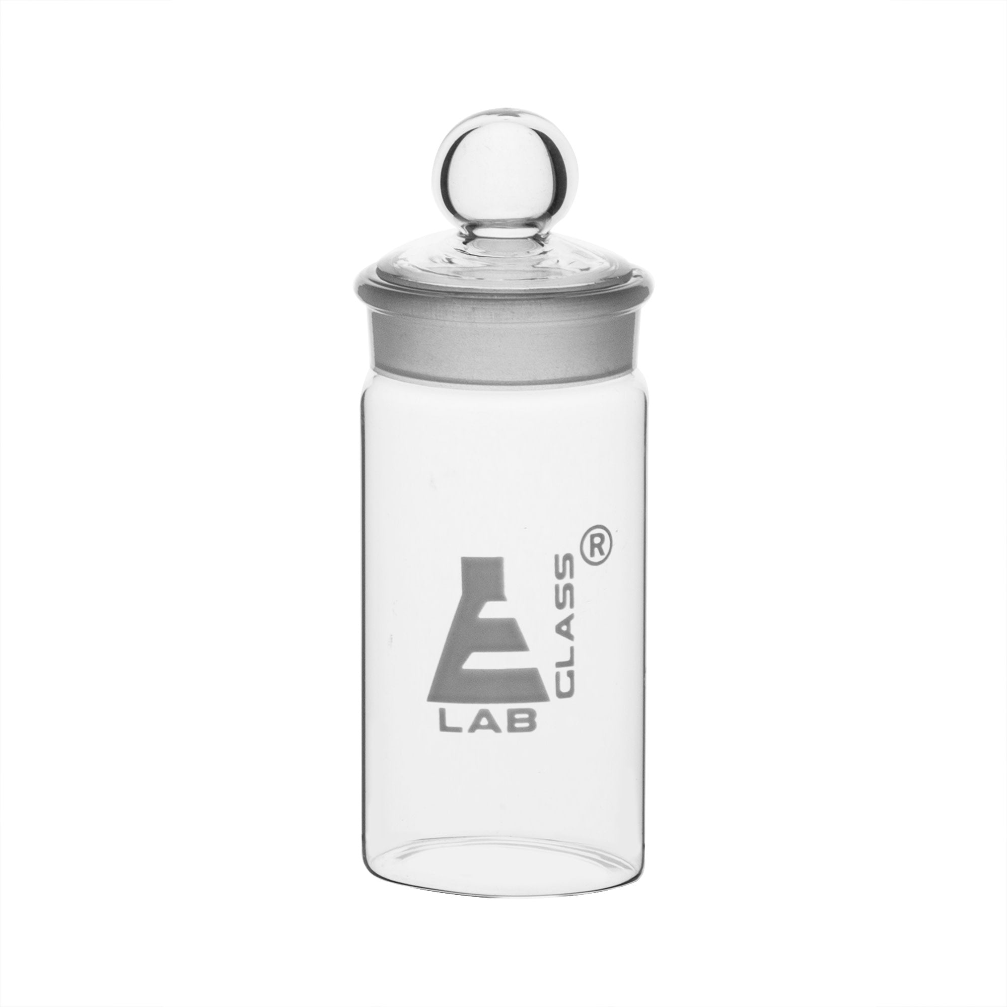 Borosilicate Weighing Bottle with Glass Stopper, 60 ml, Tall Form, Autoclavable