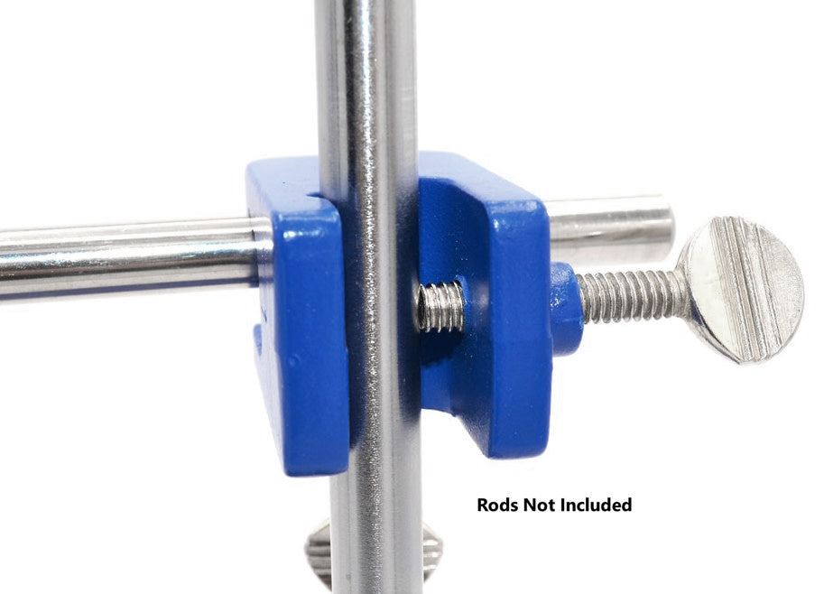 Square Boss Head Clamp Holder for Rods up to 9/16" (15 mm) in diameter