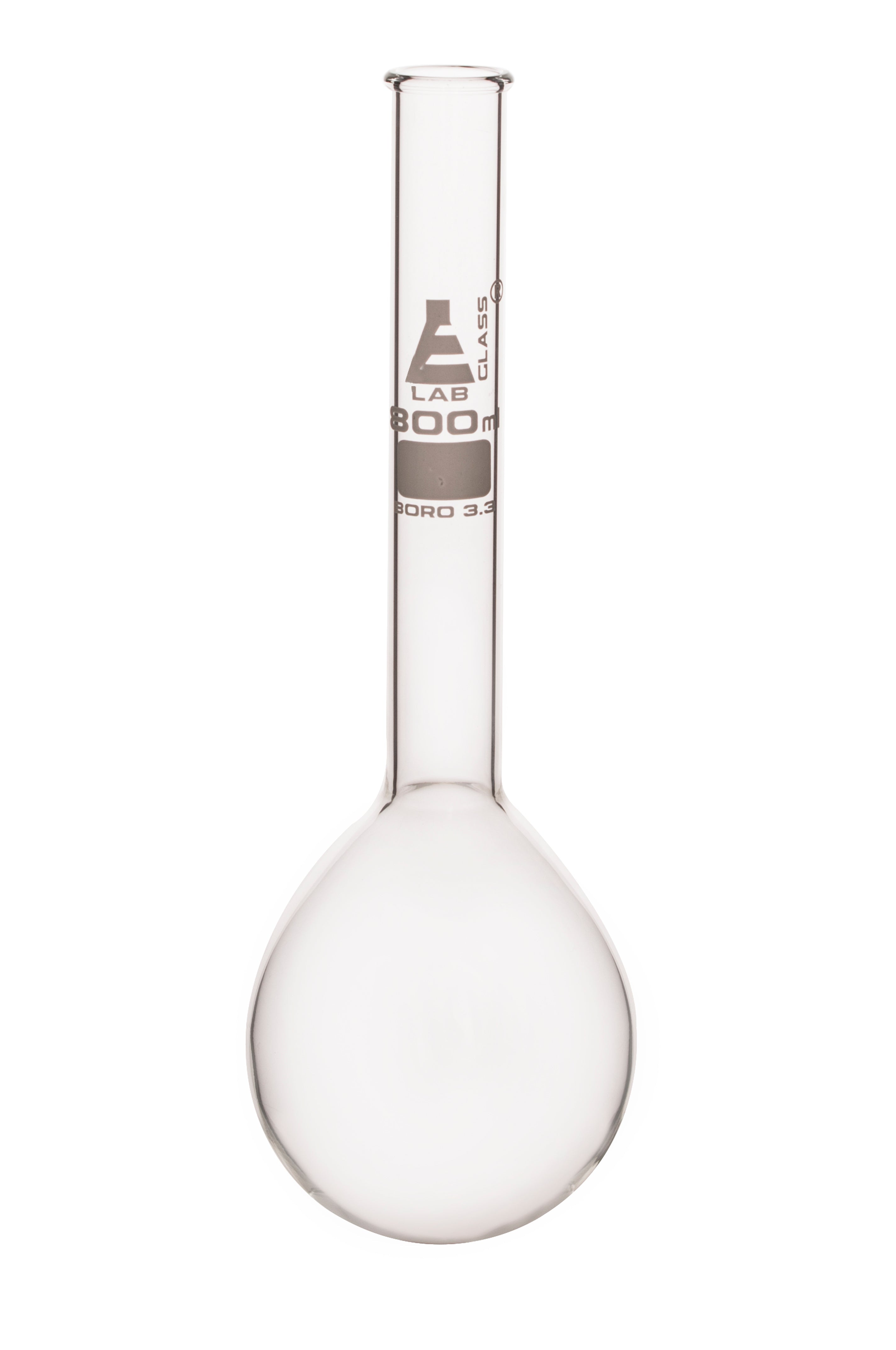 Borosilicate Kjeldahl Flask with Beaded Rim, 800 ml, Autoclavable