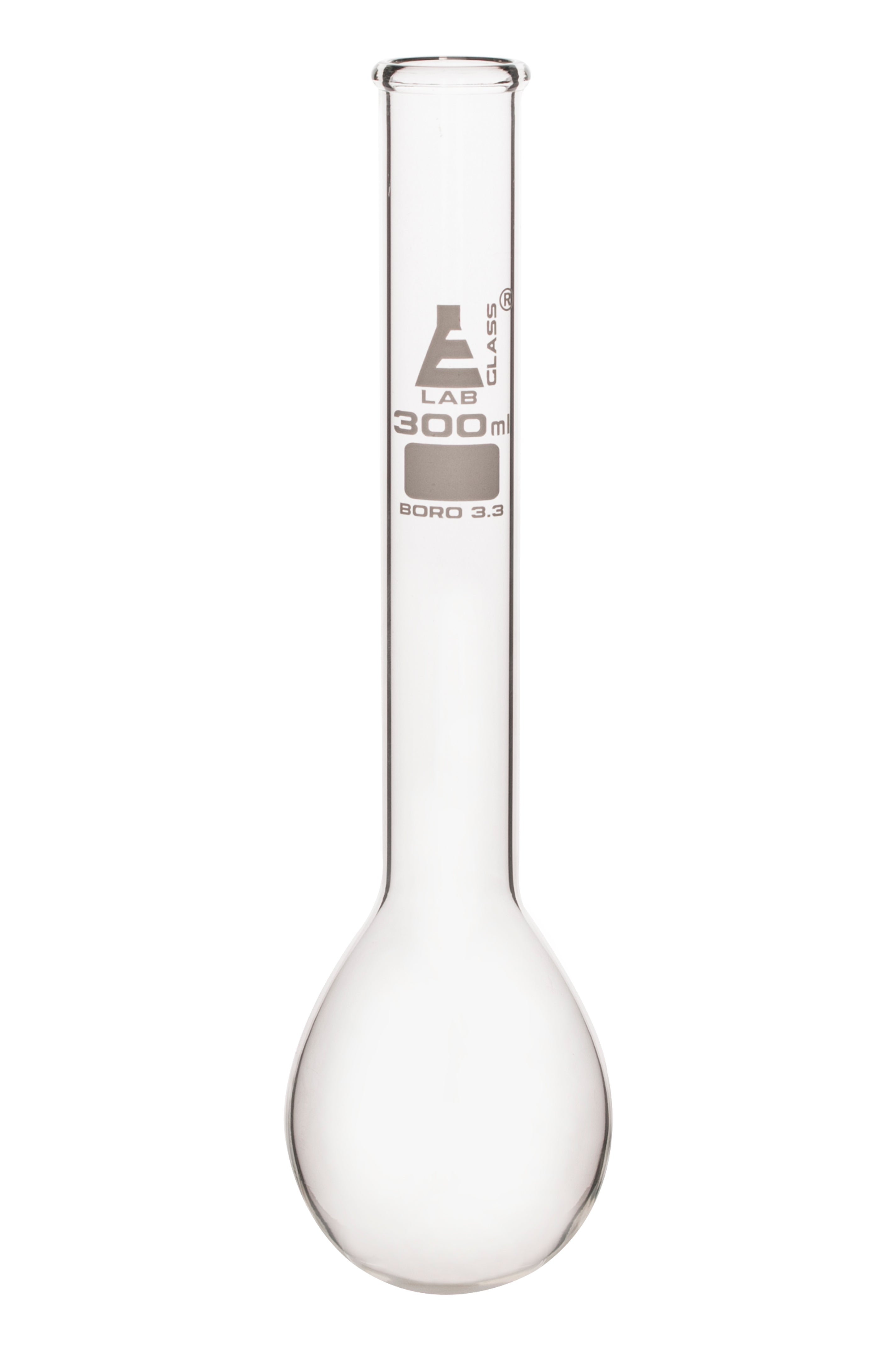 Borosilicate Kjeldahl Flask with Beaded Rim, 300 ml, Autoclavable