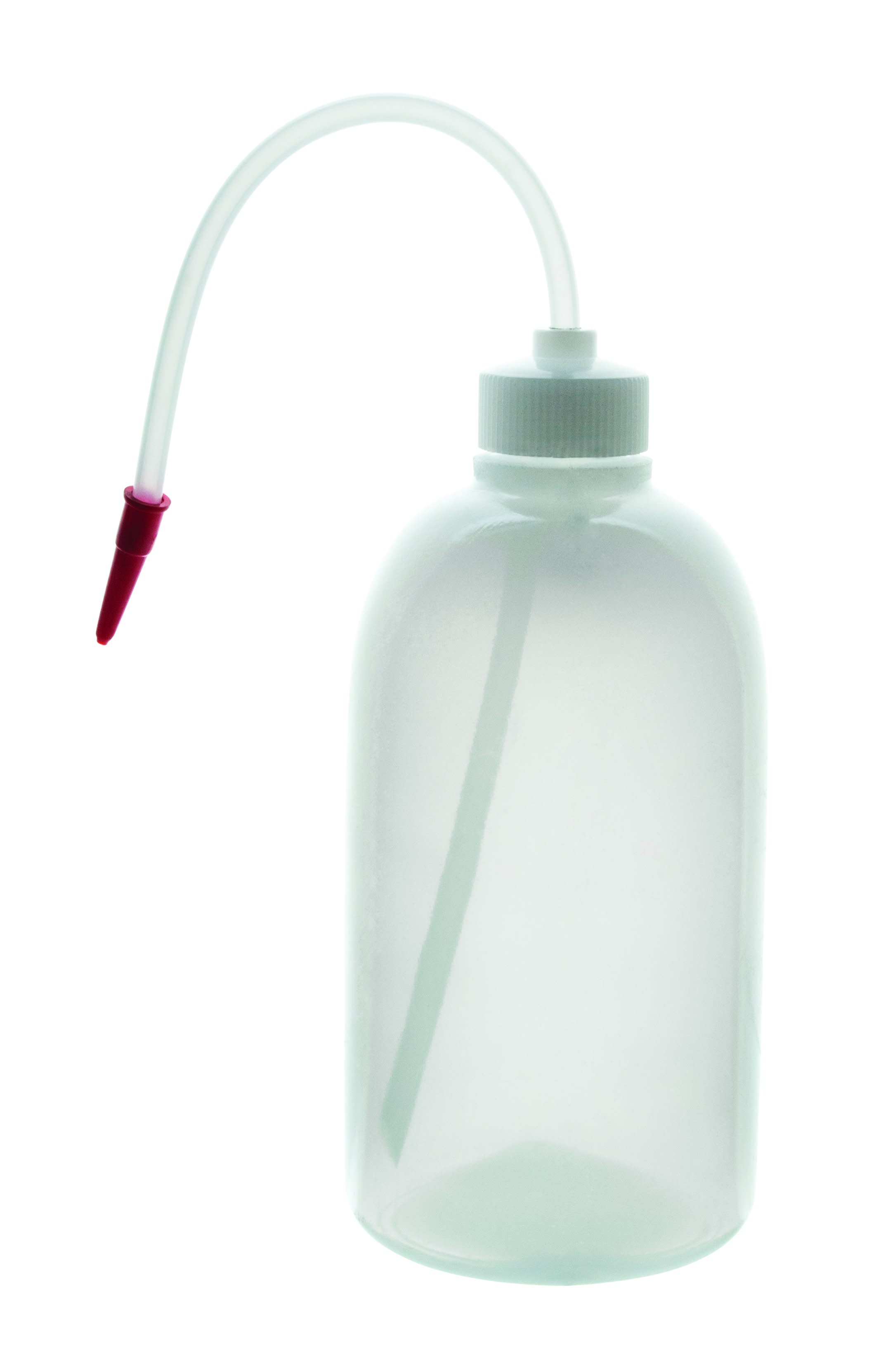 Low Density Polyethylene (LDPE) Wash Bottle, 500 ml, Flexible Delivery Tube