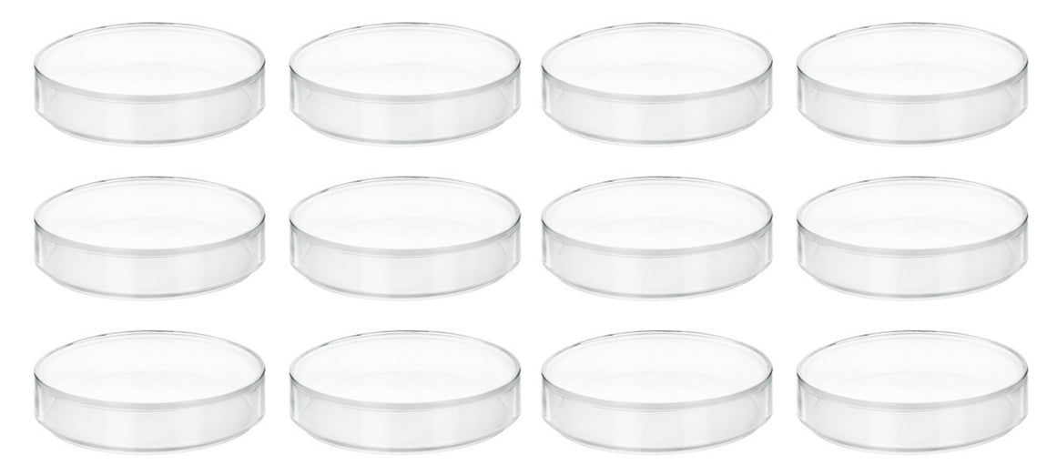 Polypropylene Petri Dish, 100mm, Pack of 12