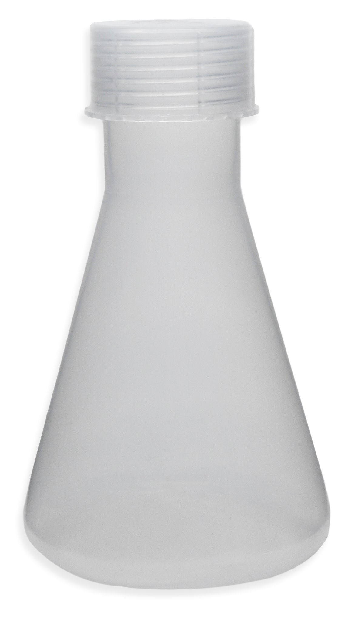 Polypropylene Conical Flask with Screw Cap, 500ml, Non-Graduated, Autoclavable