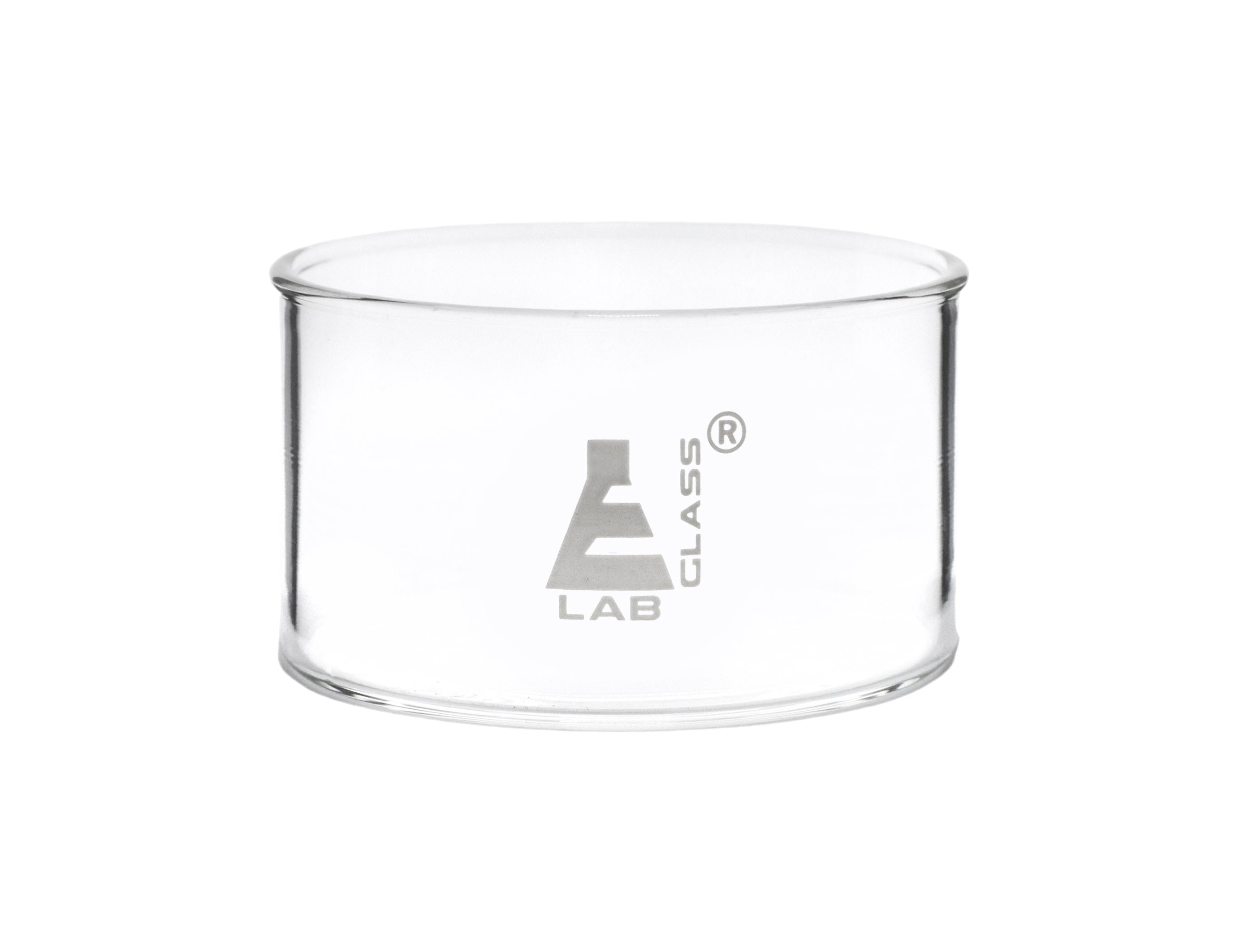 Flat Bottom Borosilicate Crystallizing Dish, 150ml, Autoclavable